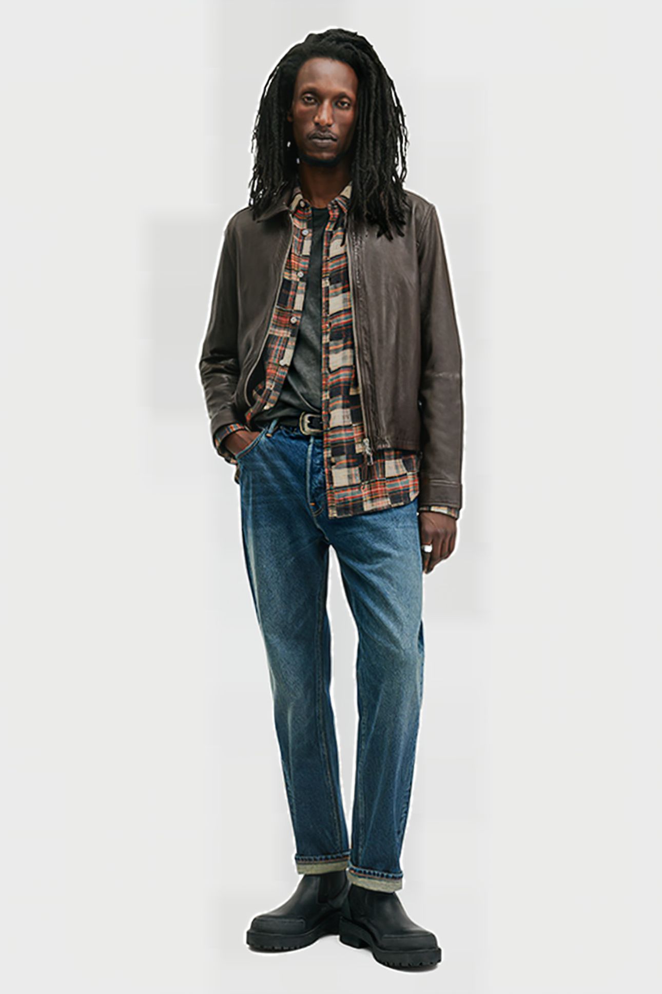 JUDE LS SHIRT RED 5