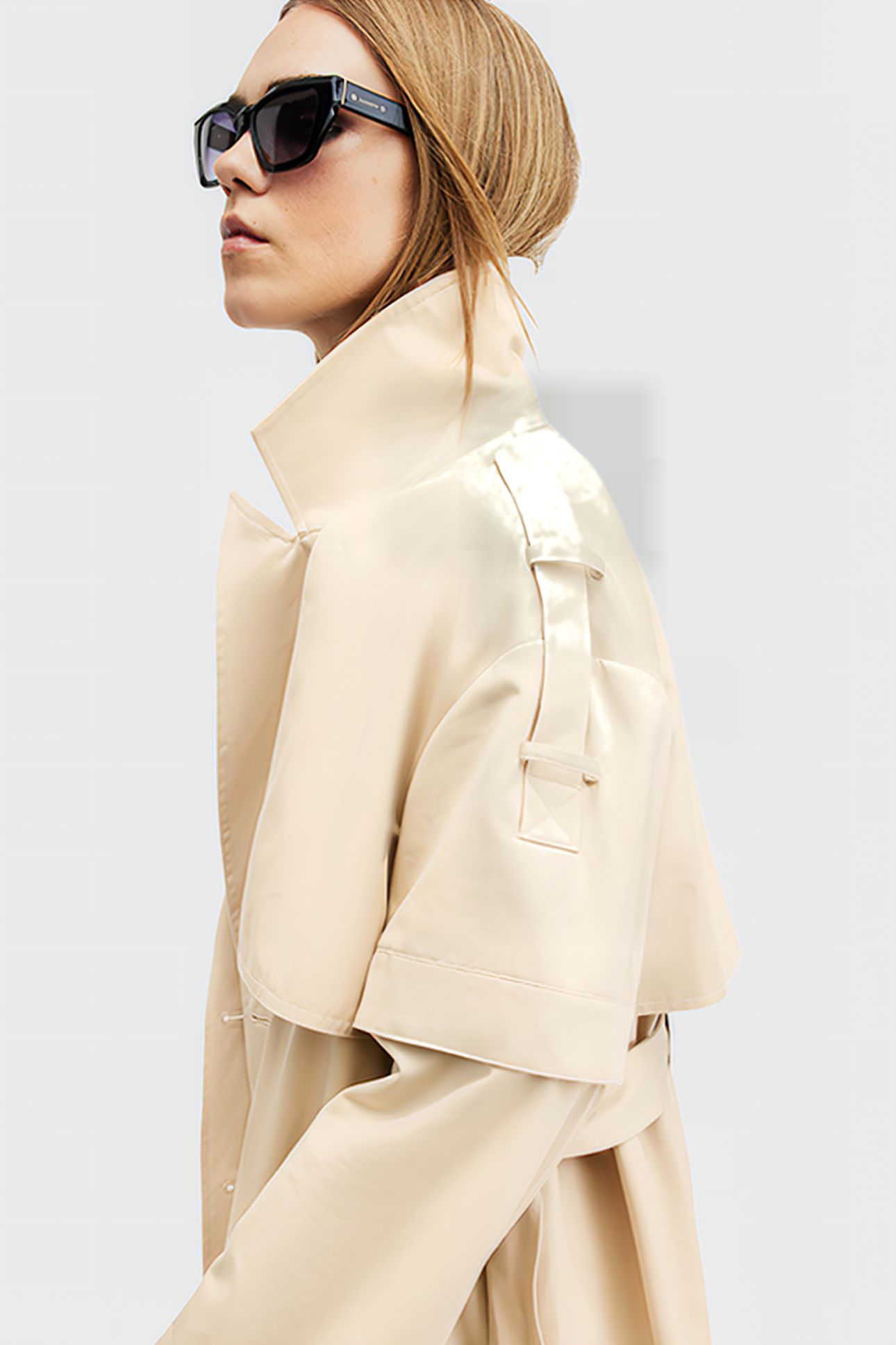 CLYDE TRENCH ECRU WHITE 7