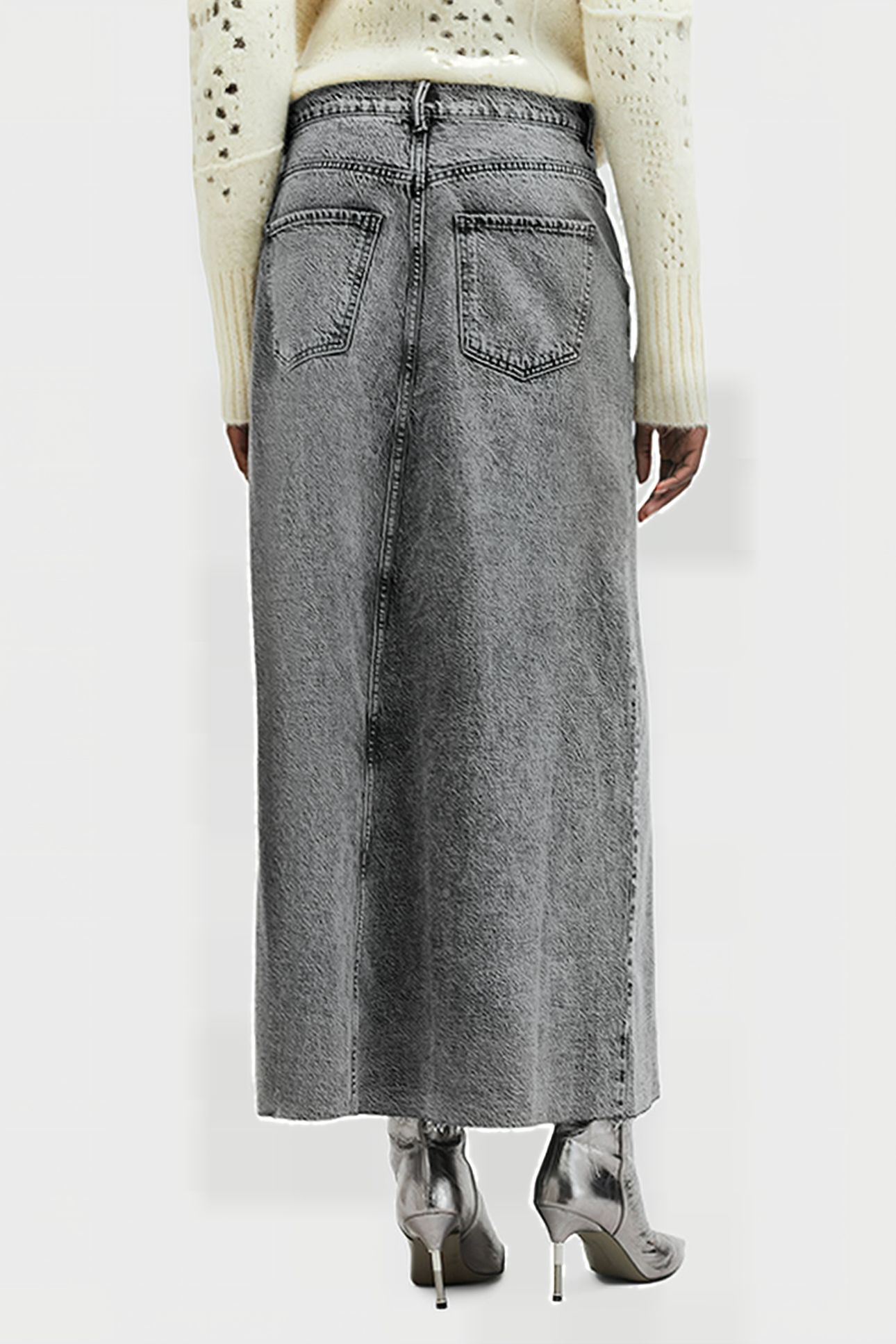 NOIR MAXI SKIRT VINTAGE BLACK 2