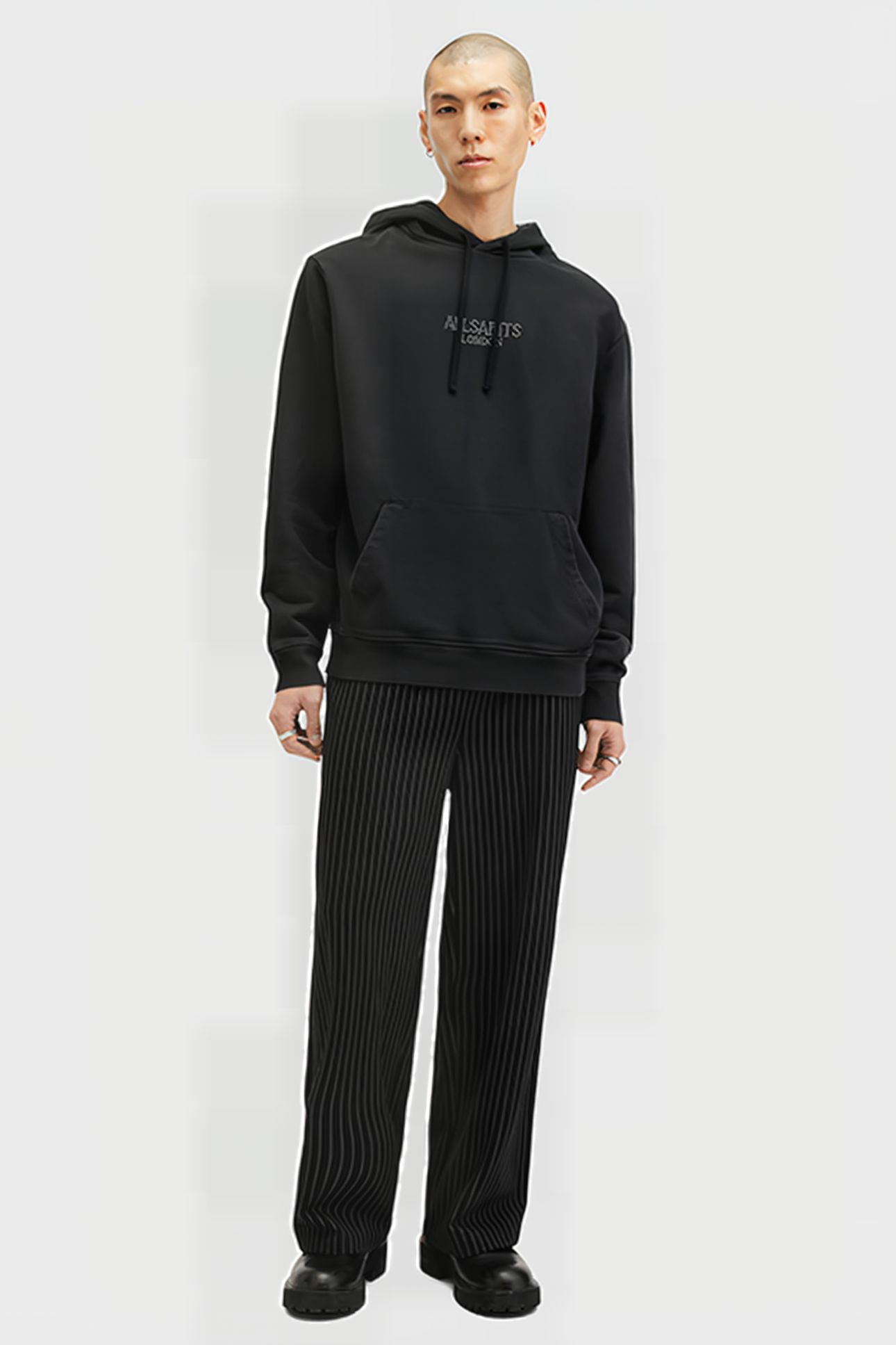 BONES OTH HOODY WASHED BLACK 3
