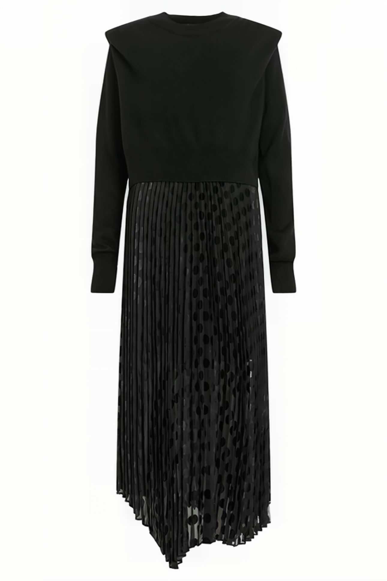 LEIA DOTT DRESS BLACK 3