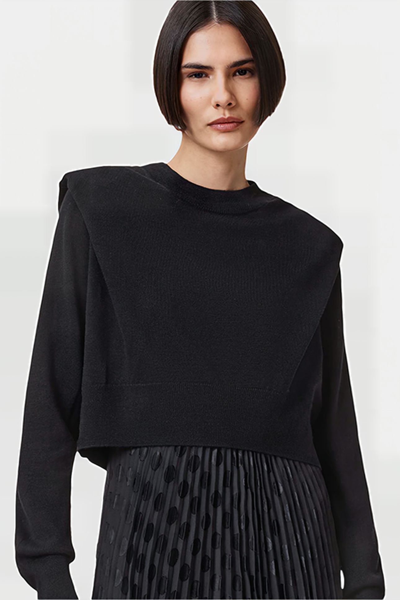 LEIA DOTT DRESS BLACK 8