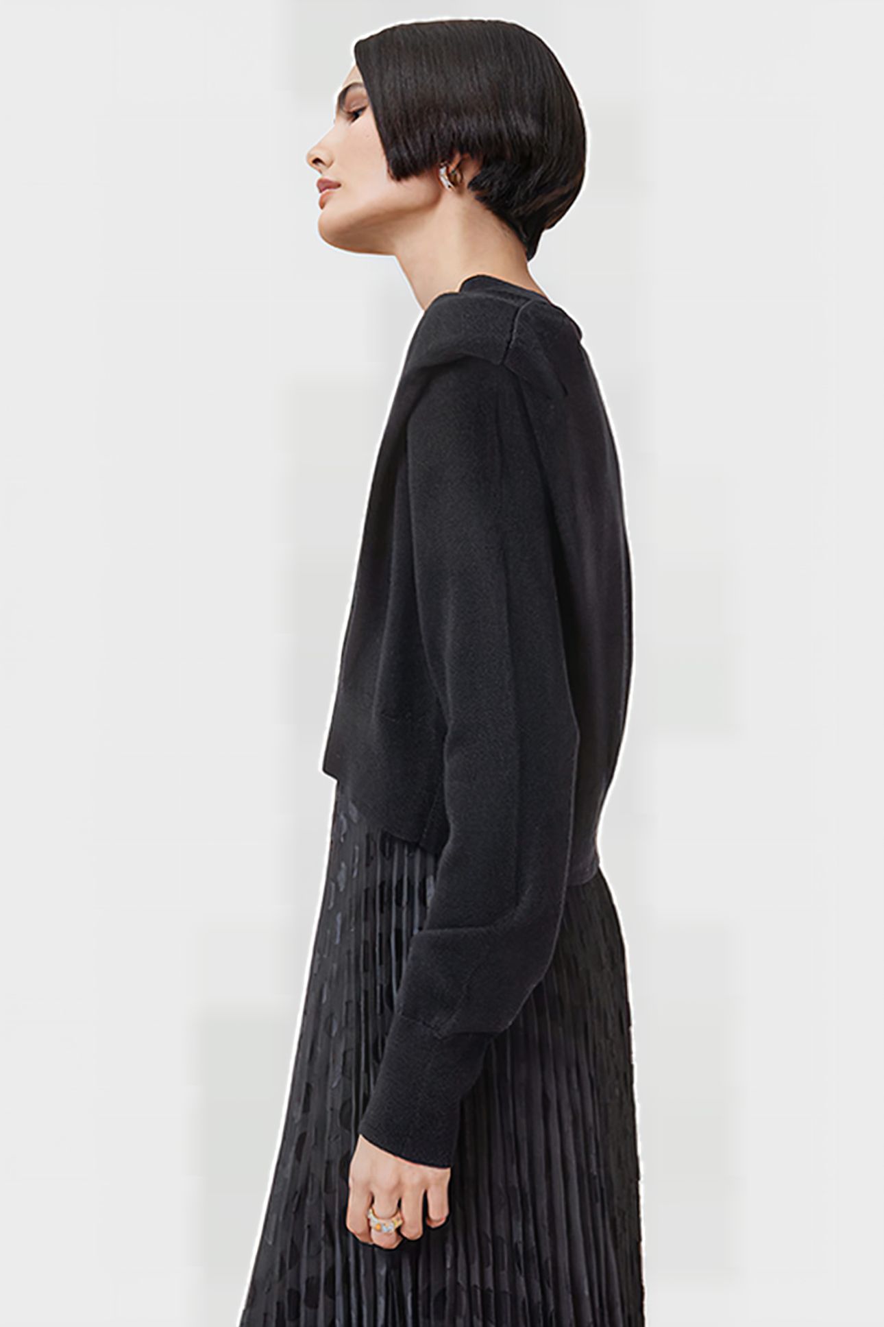 LEIA DOTT DRESS BLACK 9