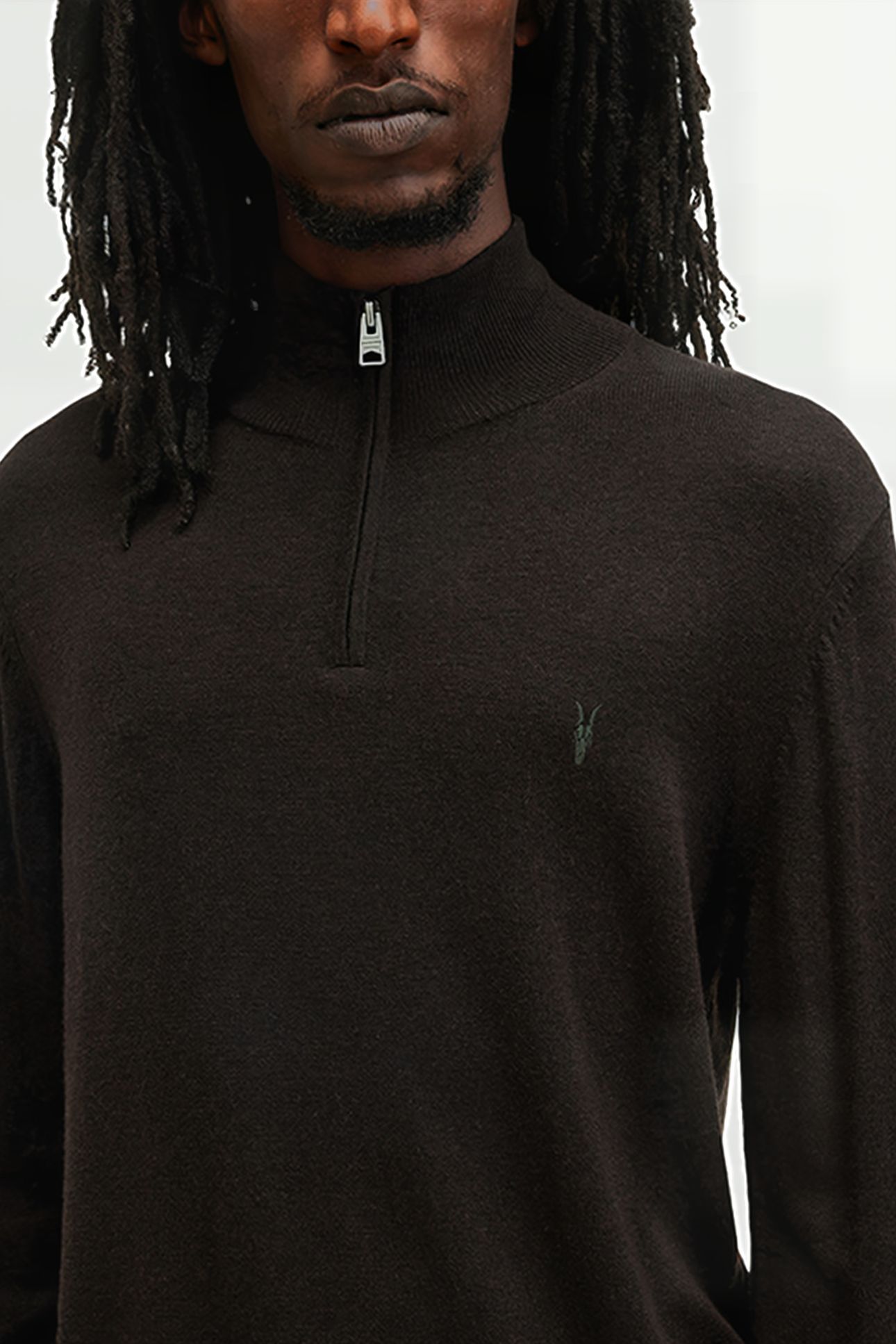 KILBURN ZIP FUNNEL COFFEE BROWN 7
