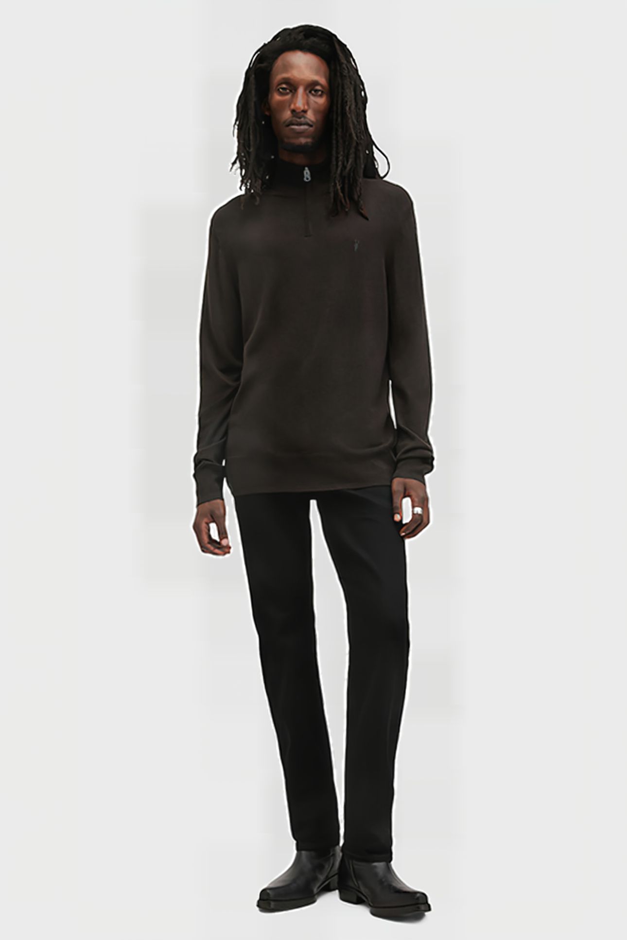 KILBURN ZIP FUNNEL COFFEE BROWN 3