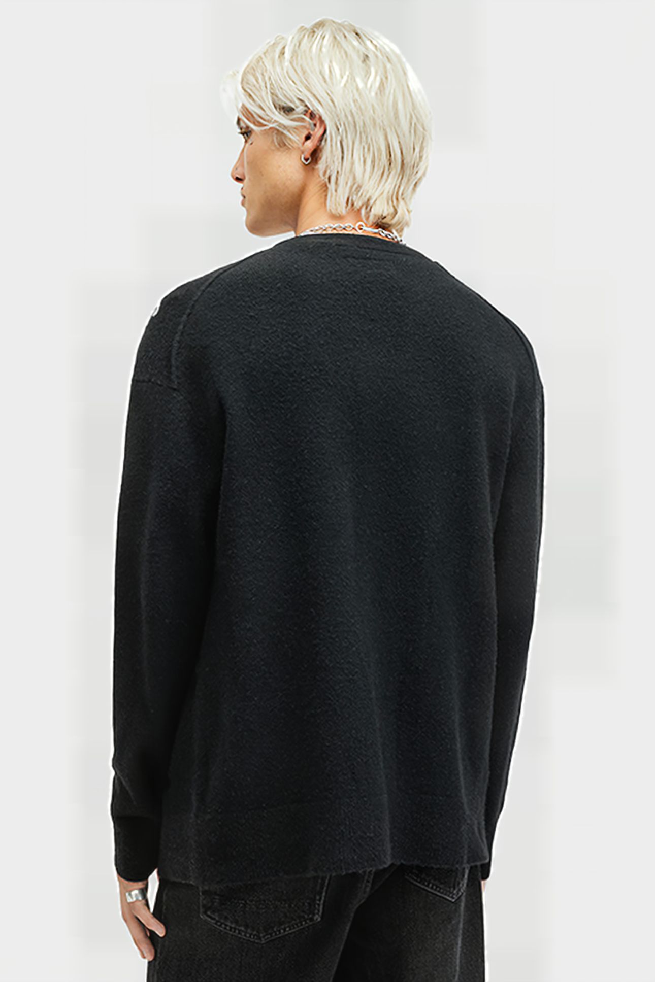 SCRIPTURE CARDIGAN BLACK 2