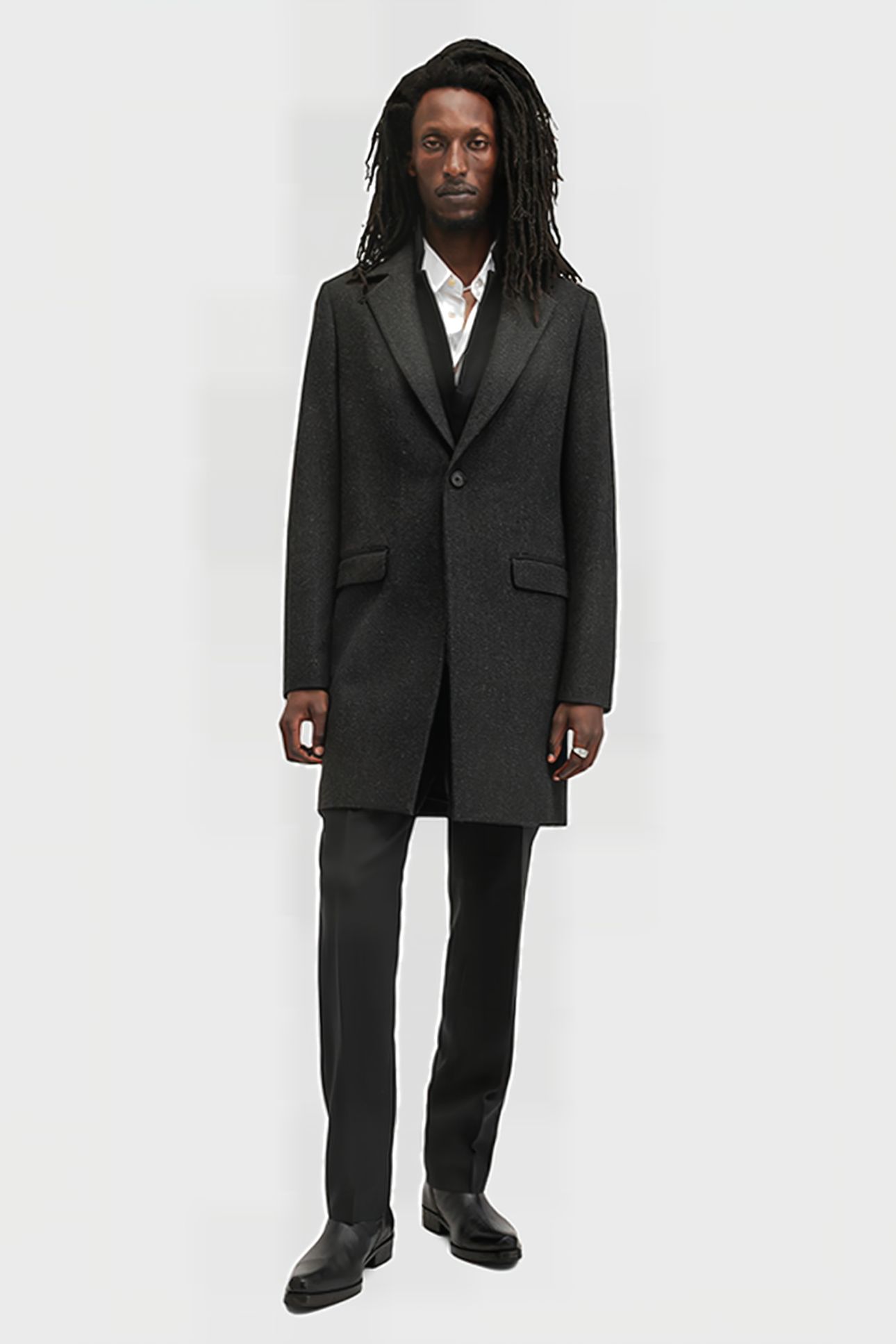 WIXX COAT CINDER BLACK MARL 3