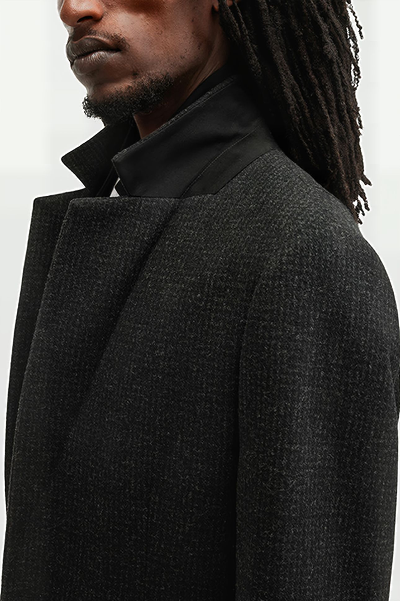 WIXX COAT CINDER BLACK MARL 7