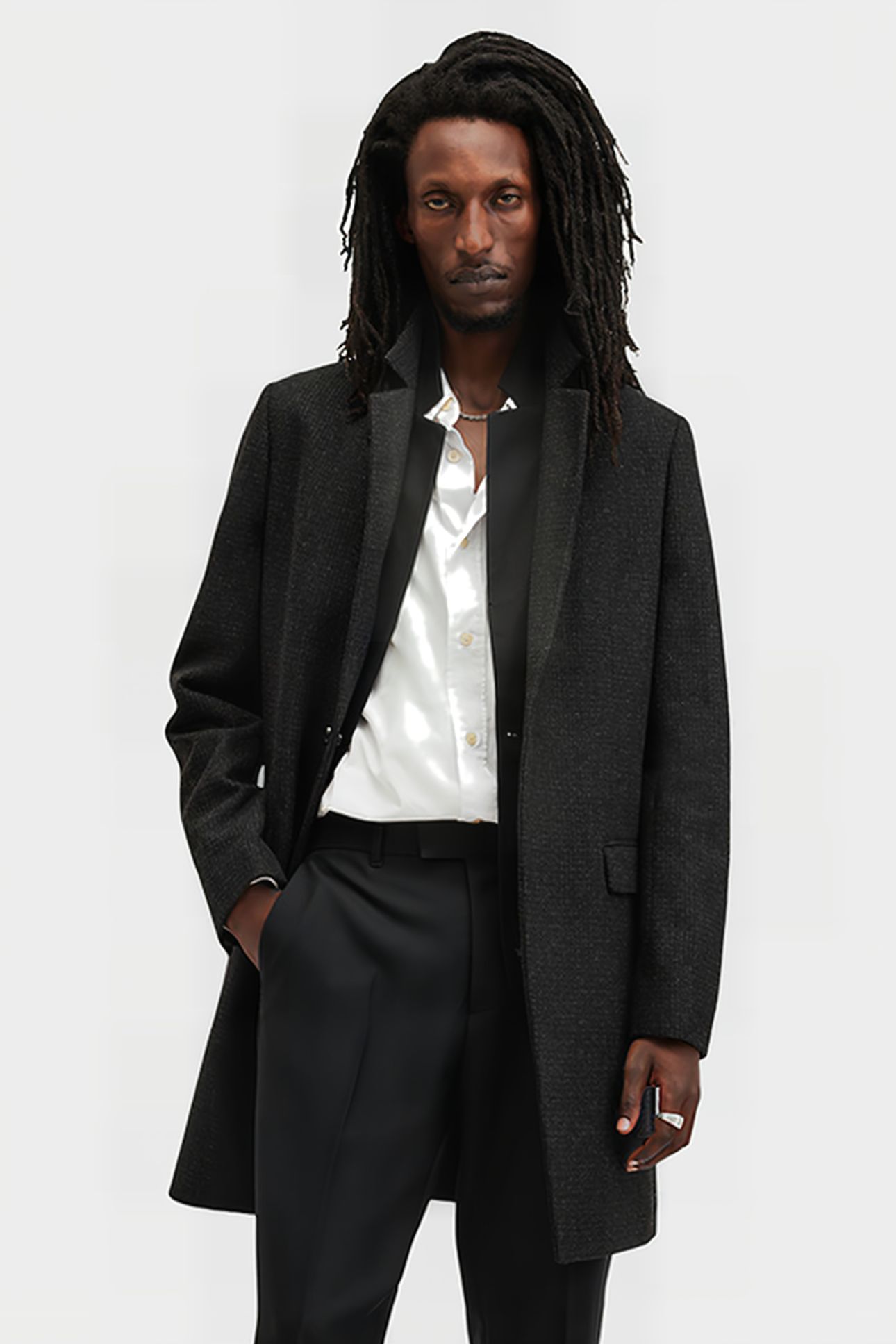 WIXX COAT CINDER BLACK MARL 6