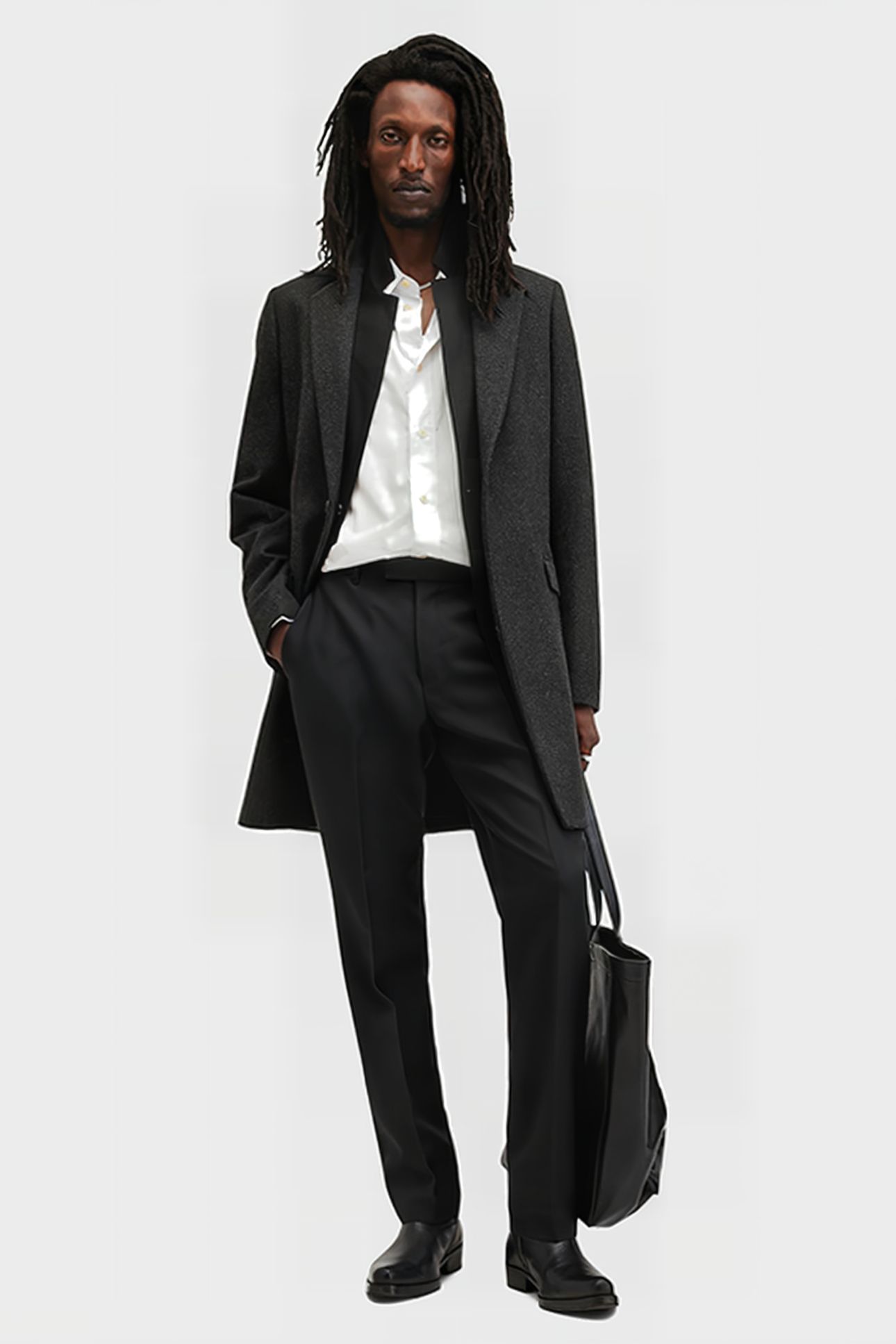 WIXX COAT CINDER BLACK MARL 5