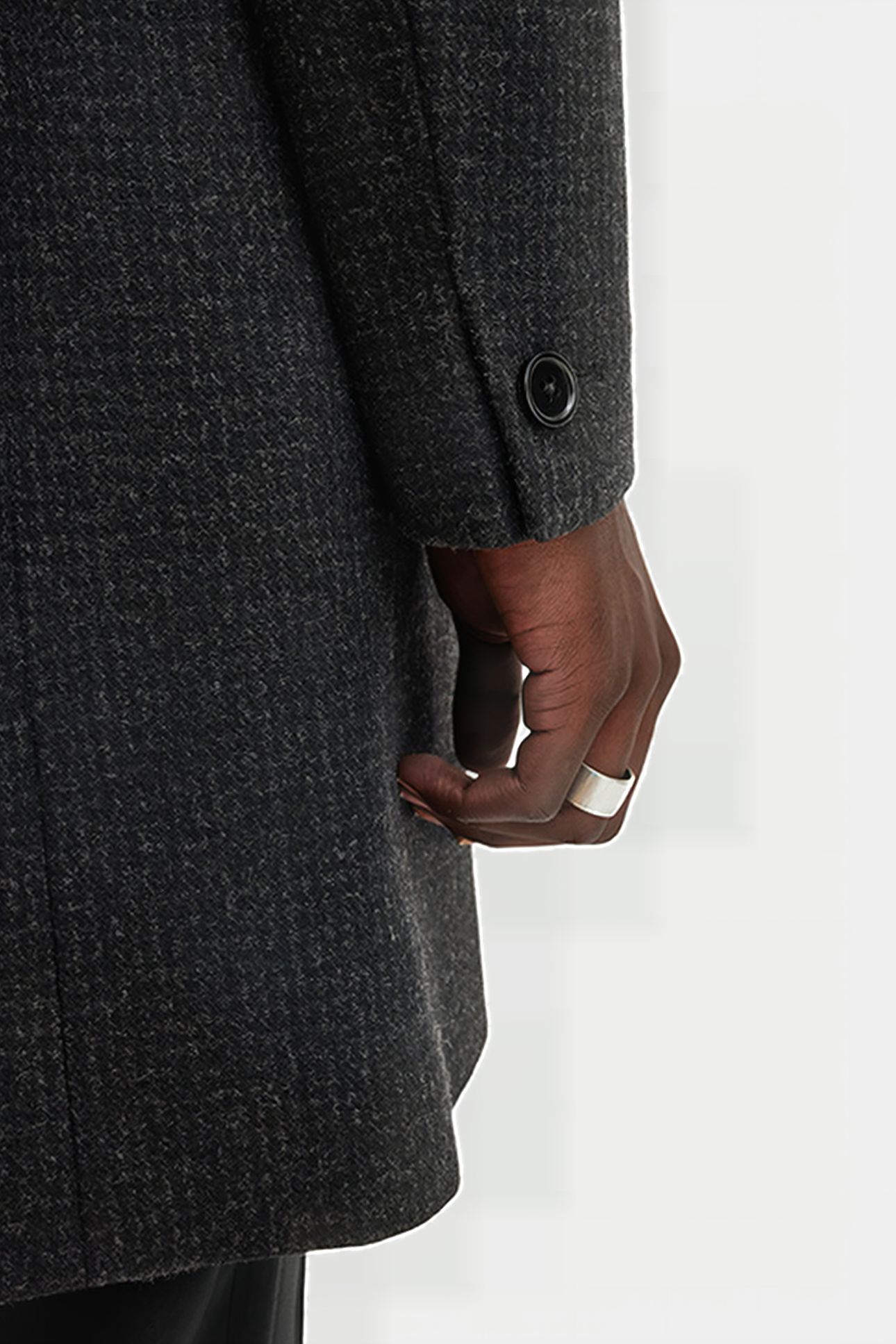 WIXX COAT CINDER BLACK MARL 8