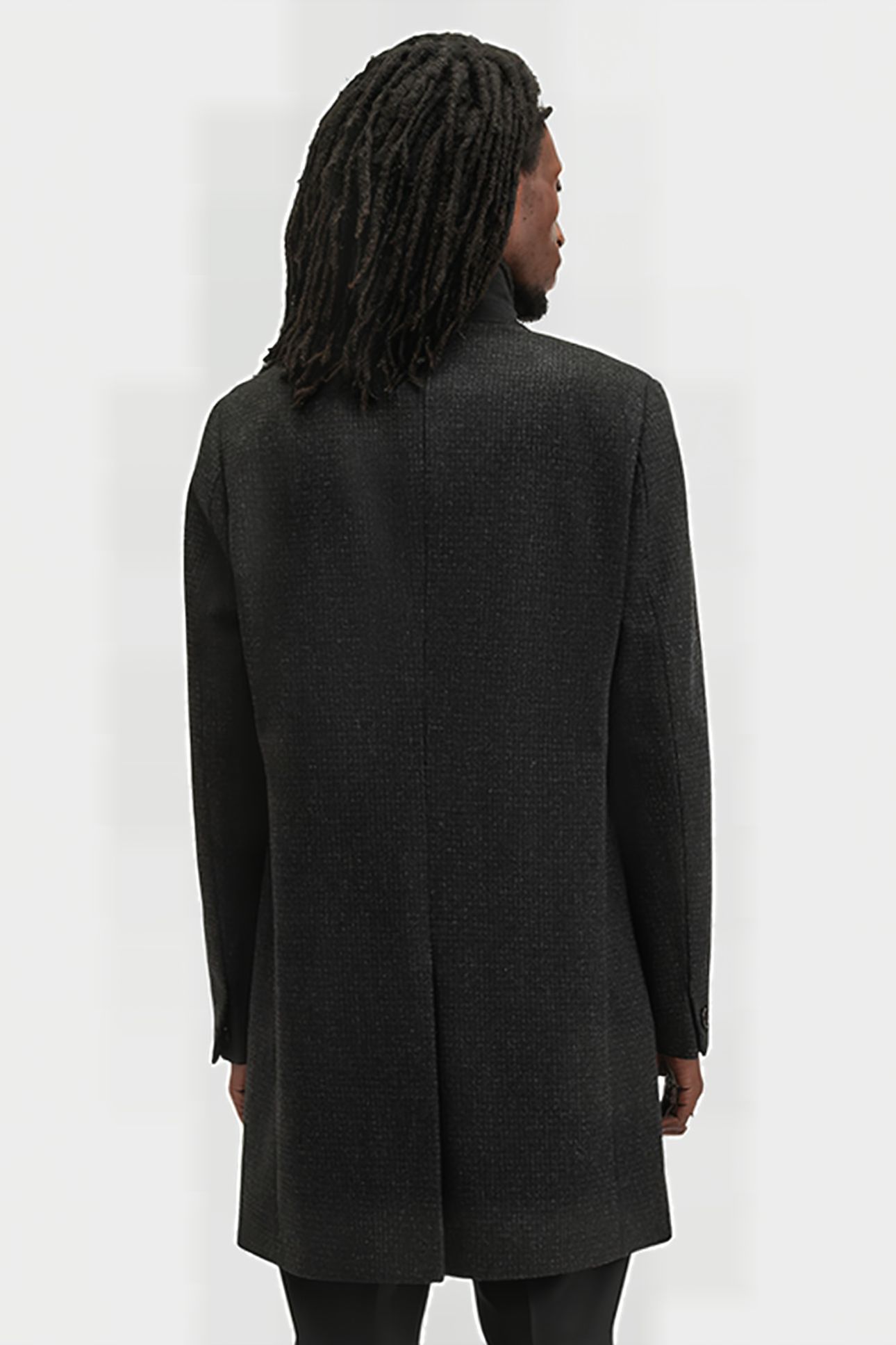 WIXX COAT CINDER BLACK MARL 2