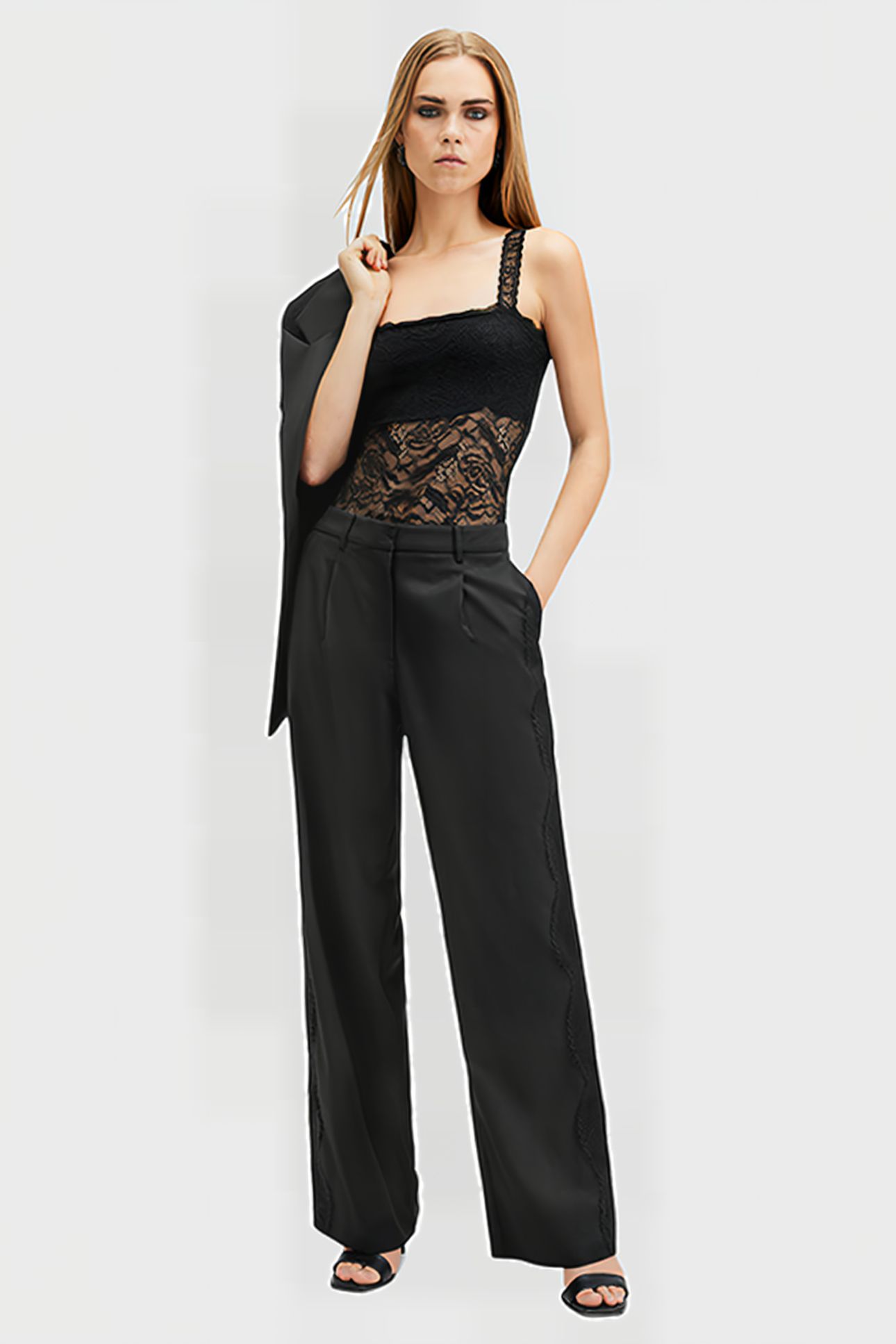 LACEY TROUSER BLACK 2