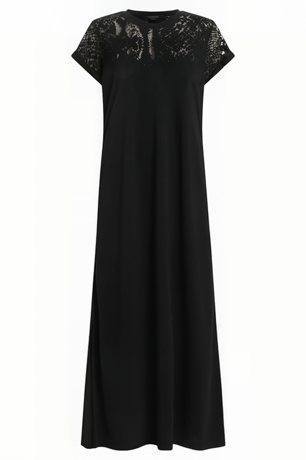 ANNA SNK MAXI DRESS BLACK 3