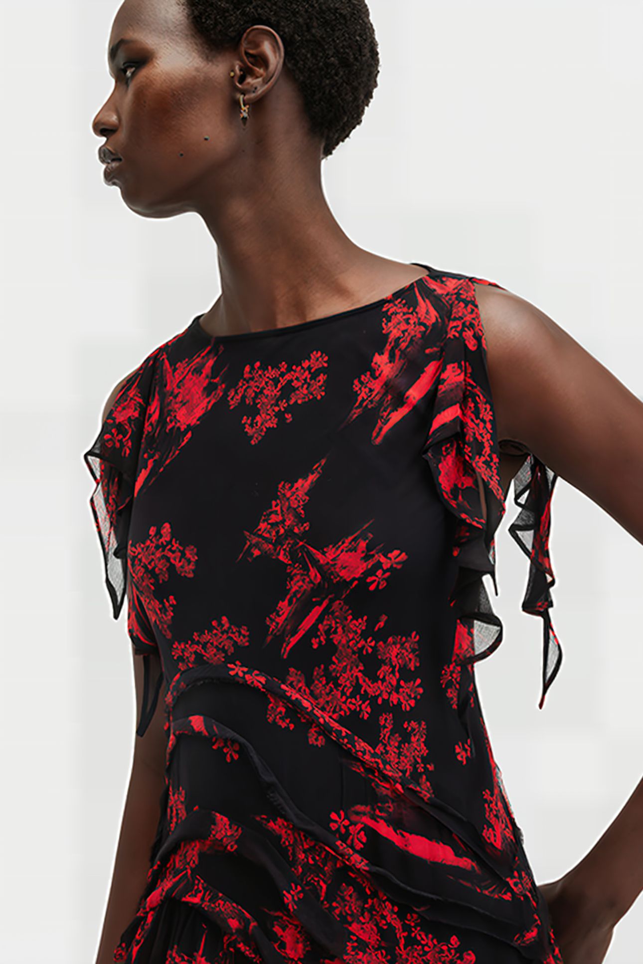 CALLIE DRESS MARIA SIREN RED 7