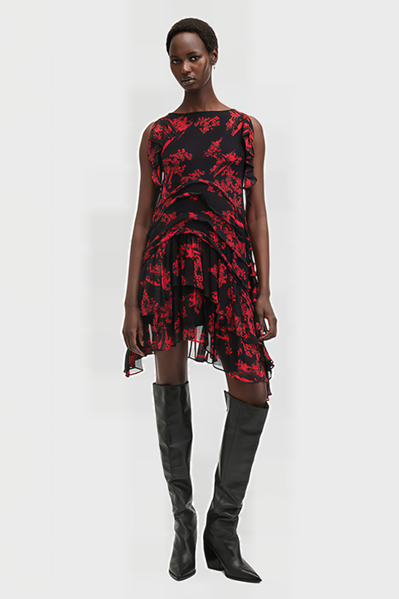 CALLIE DRESS MARIA SIREN RED 3