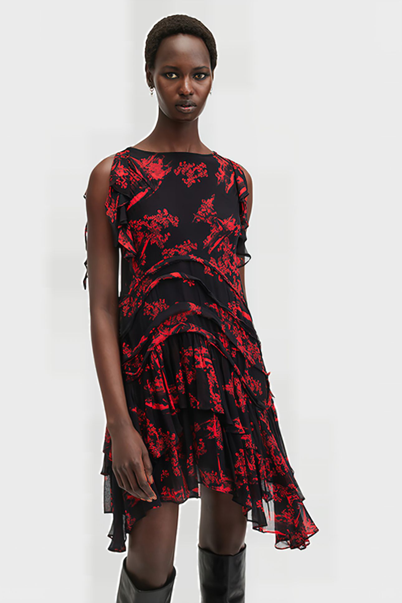 CALLIE DRESS MARIA SIREN RED 1
