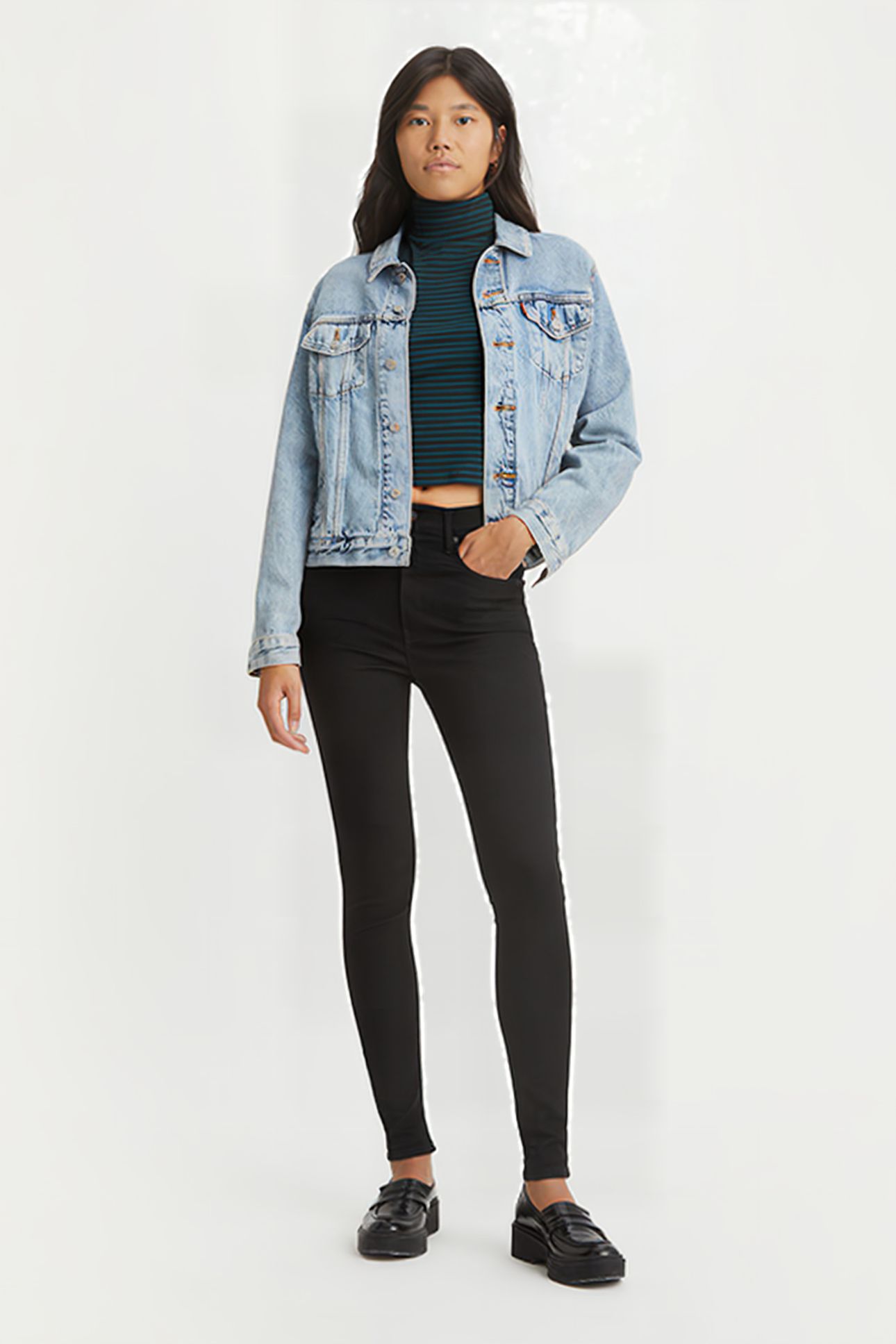 MILE HIGH SUPER SKINNY BLACK CELESTIAL 6