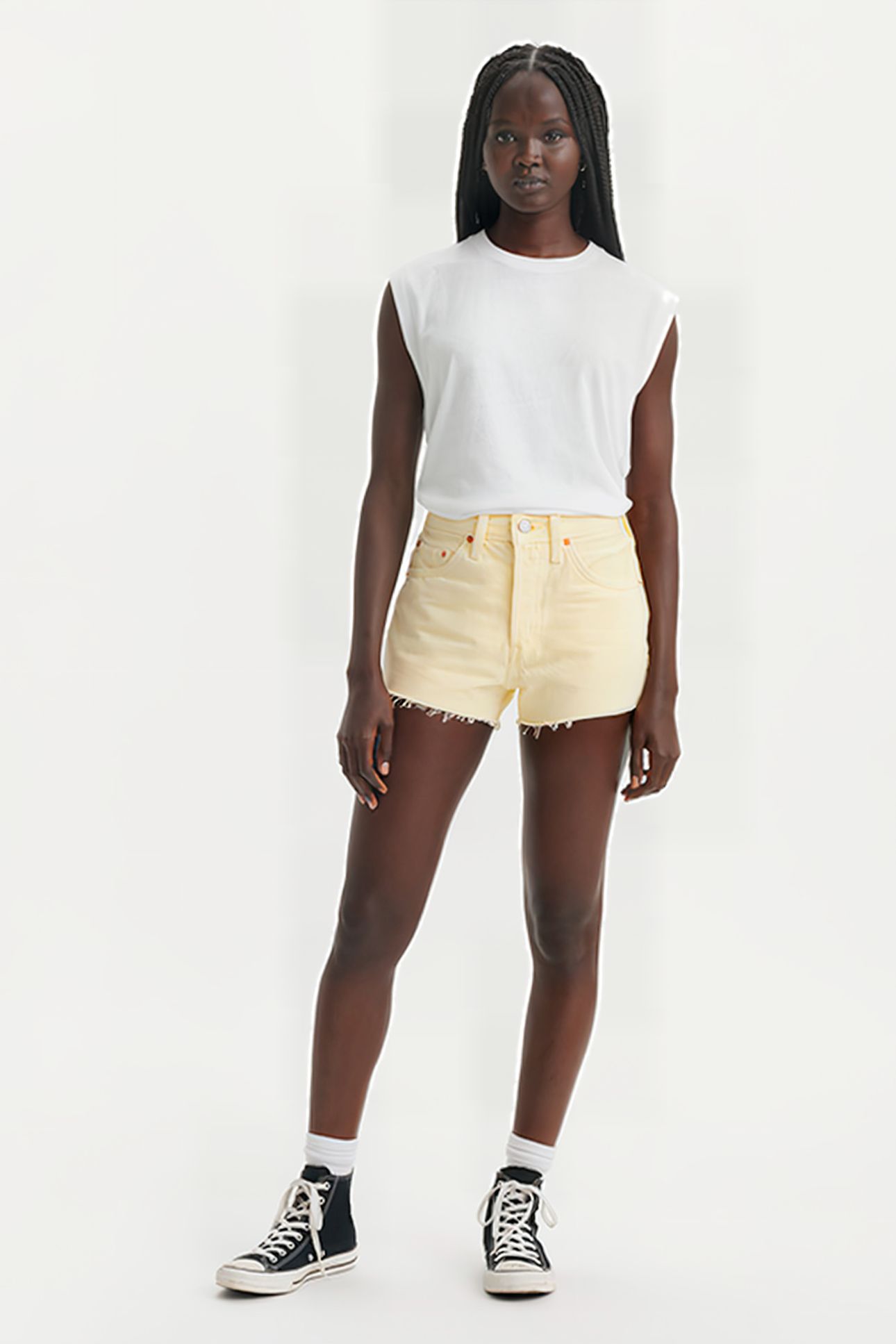 501 ORIGINAL SHORT DUSTY ANISE FLOWER 1
