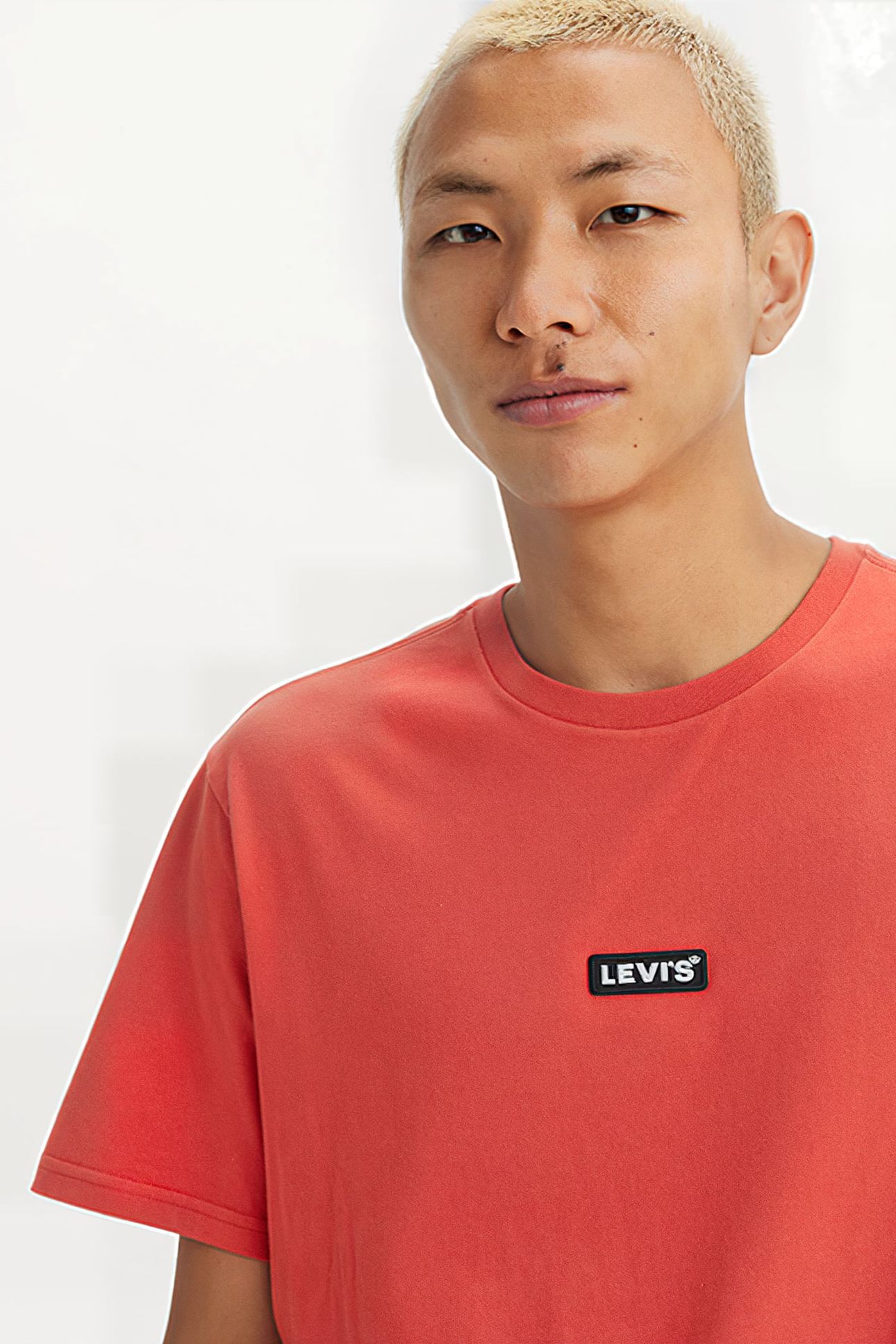 SS RELAXED BABY TAB T SUNDOWN RED 5
