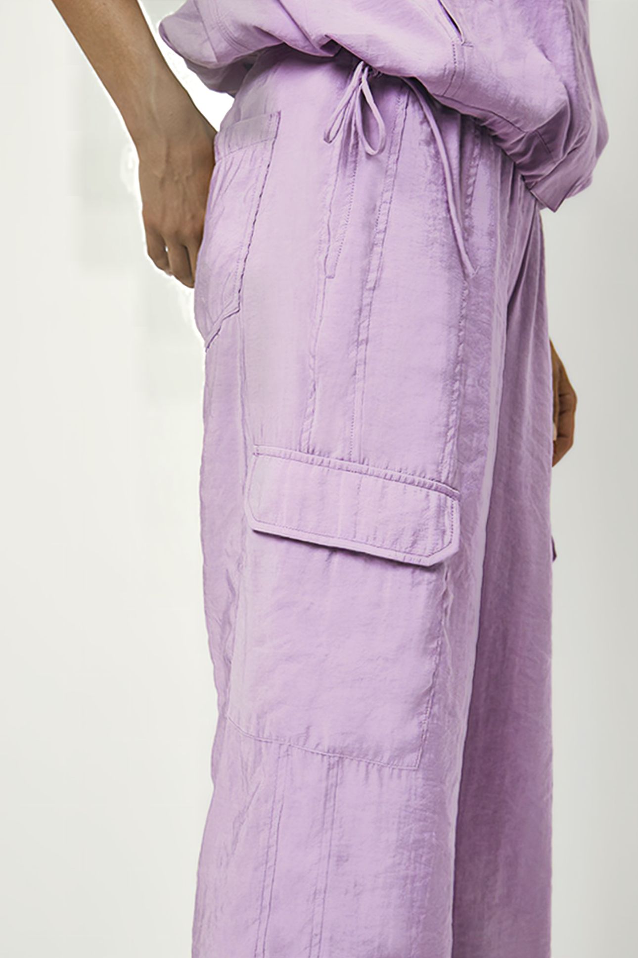 AESTHETIC PARACHUTE PANTS FONDANT PINK 6