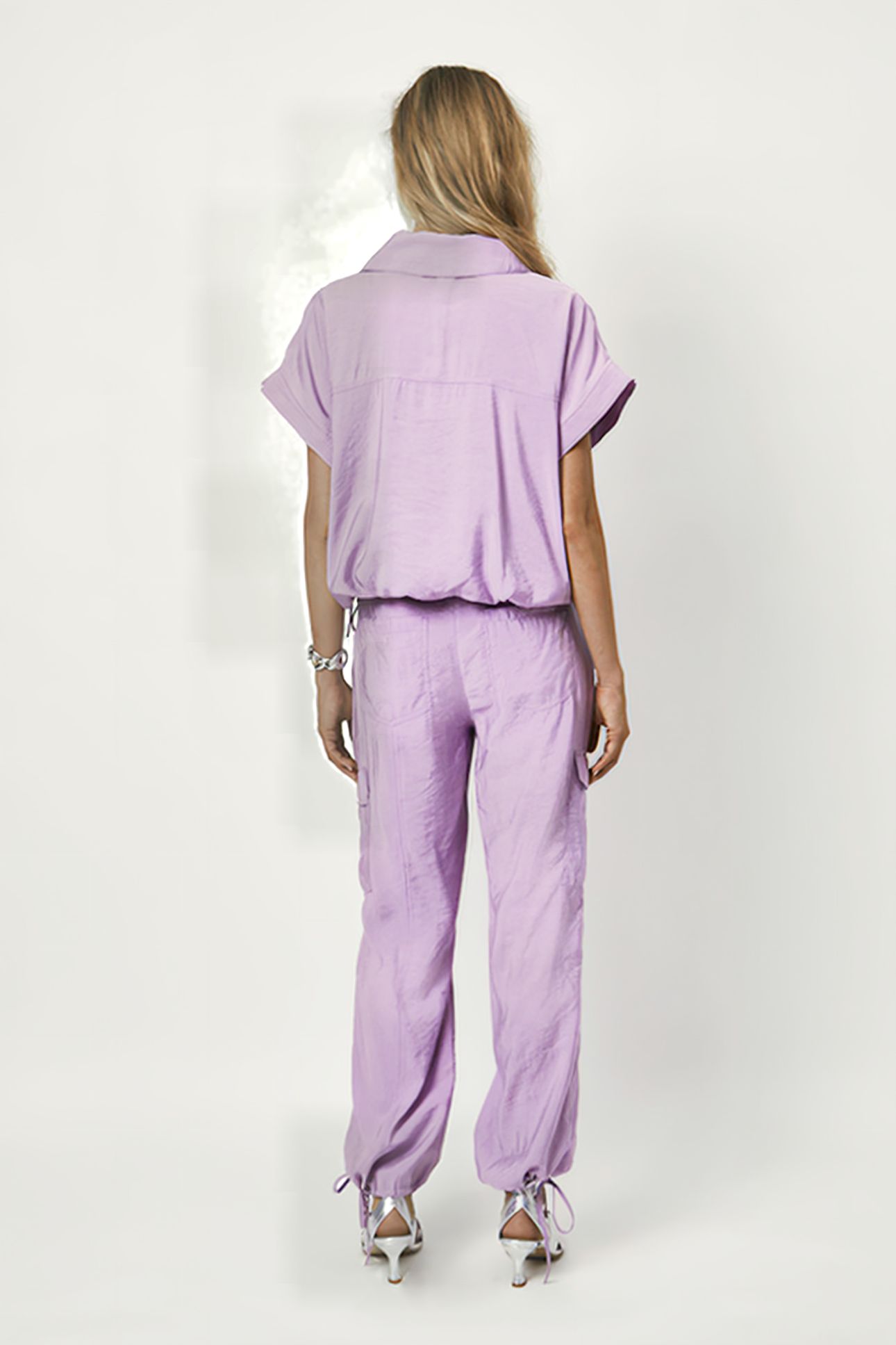 AESTHETIC PARACHUTE PANTS FONDANT PINK 8