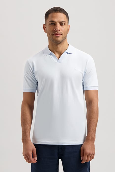 DS_BOWIE V-NECK POLO LT. BLUE 1