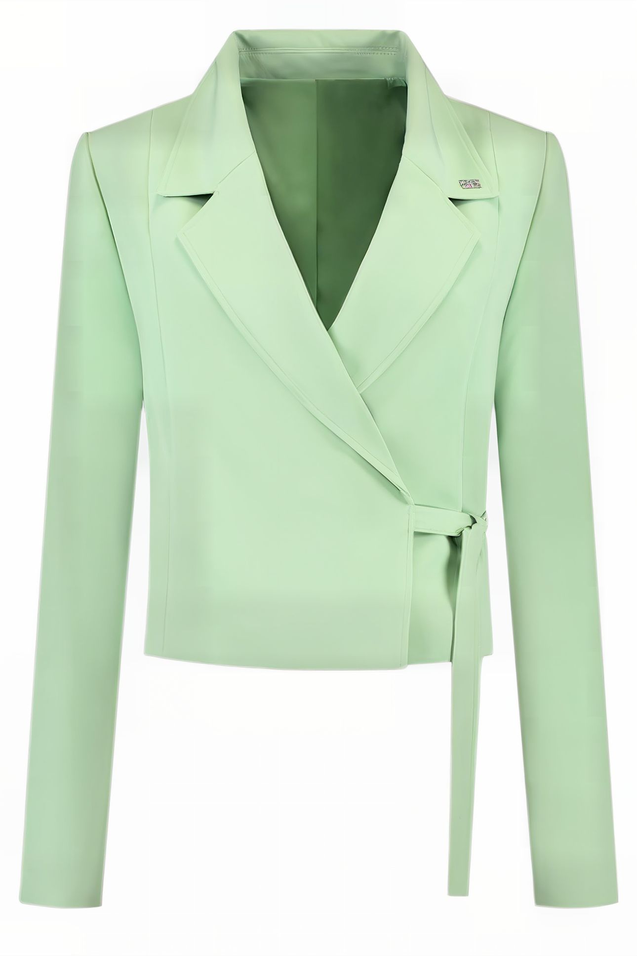 NULA WRAP BLOUSE MISTY GREEN 1
