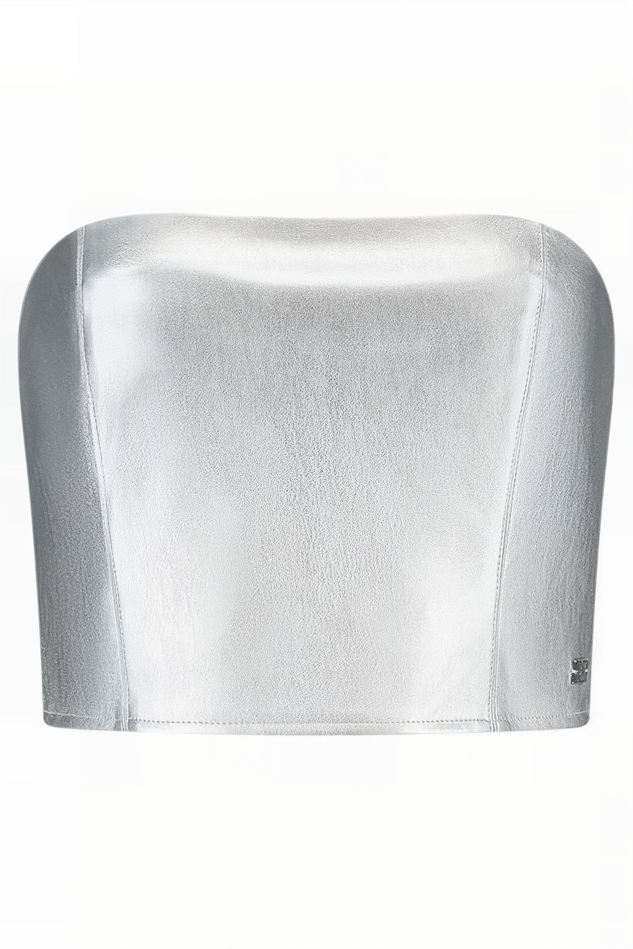 SILVER BANDEAU TOP SILVER 1