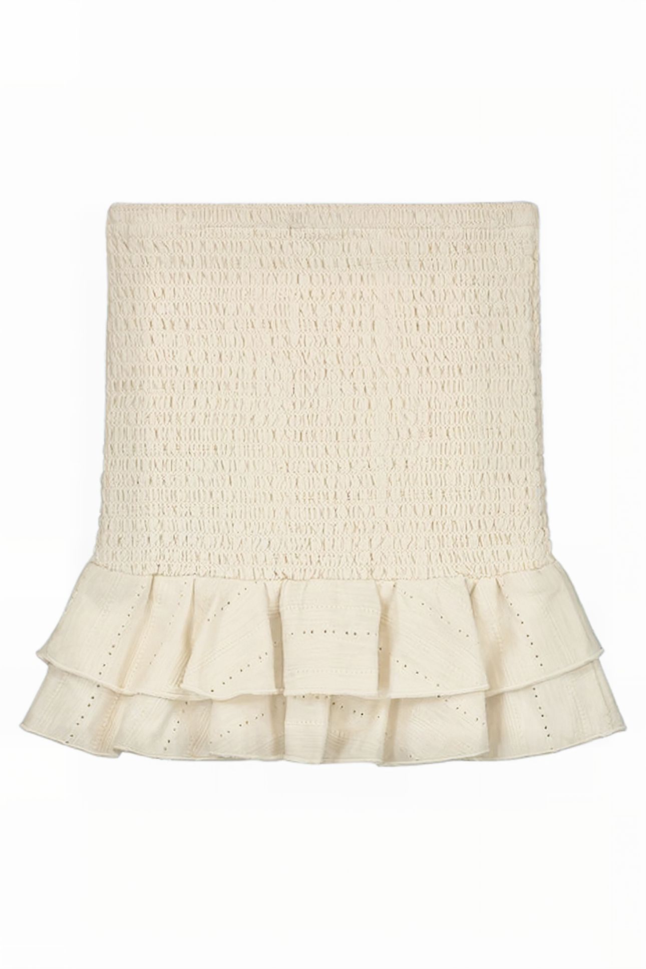 BRODERIE SKIRT WARM DUST 2