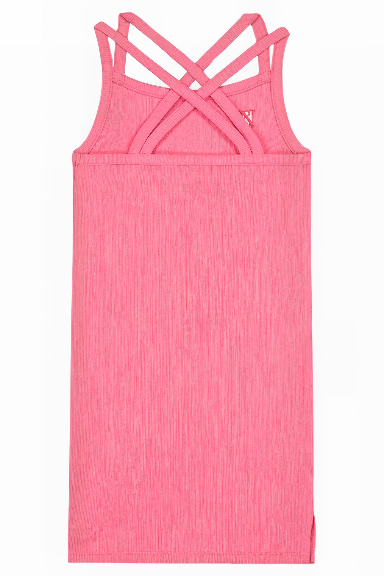 RIB DRESS LAUREL PINK 2