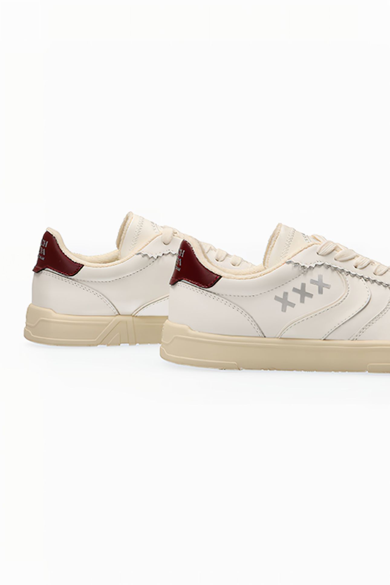 NIXIE WHITE-BORDEAUX 8