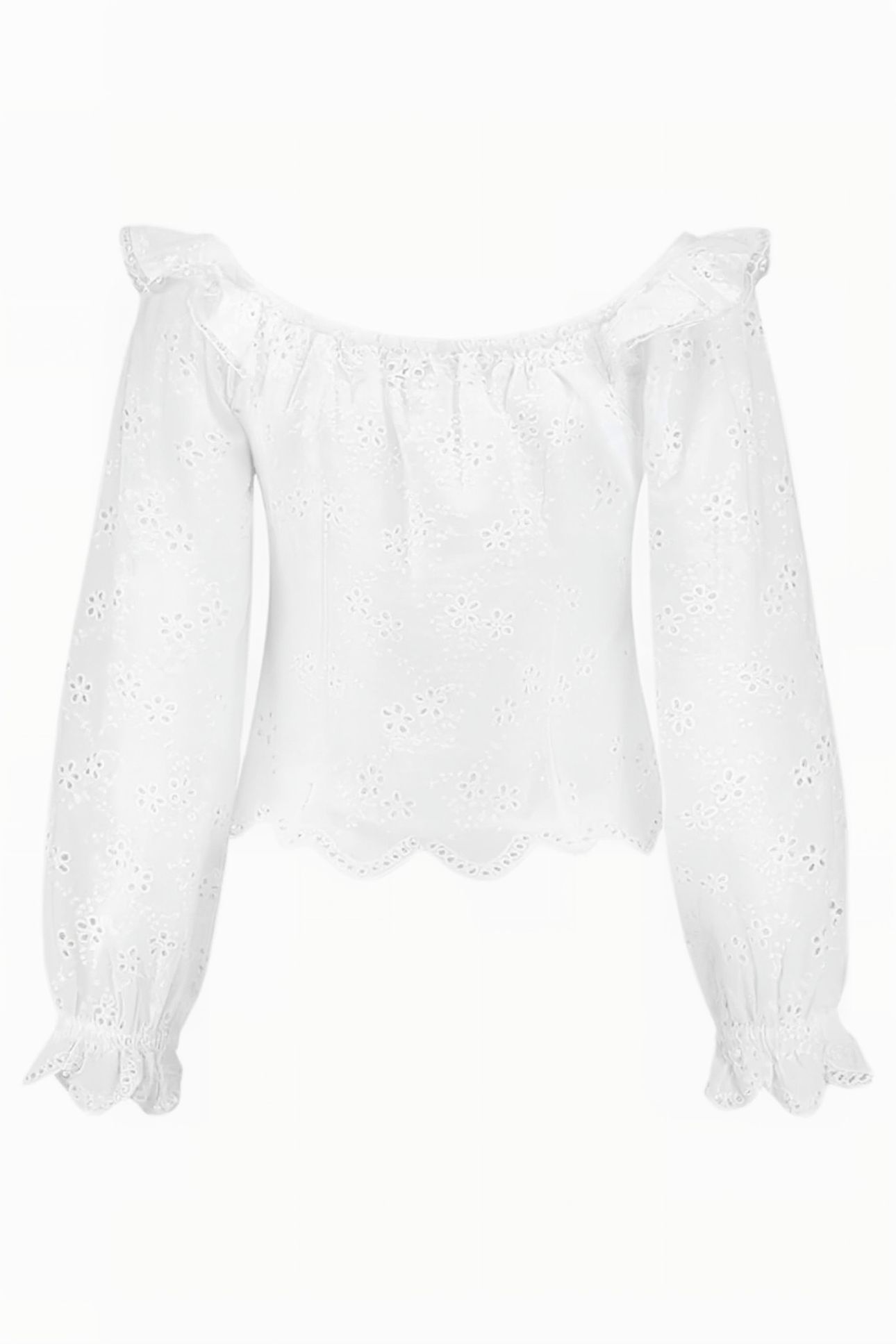 REBECY BRODERIE TOP STAR WHITE 2