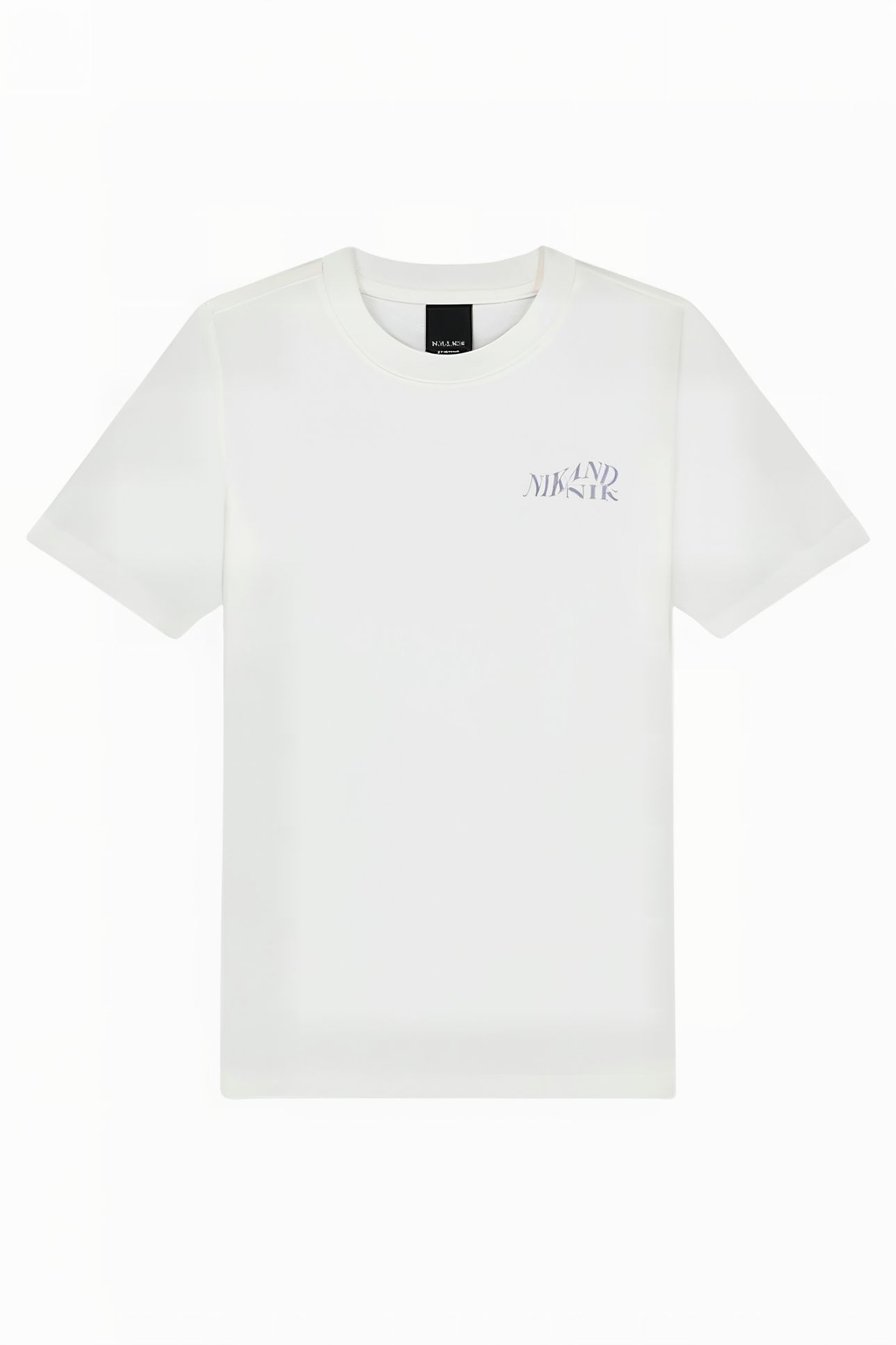 NO DRAMA T-SHIRT LAVENDER GREY 1
