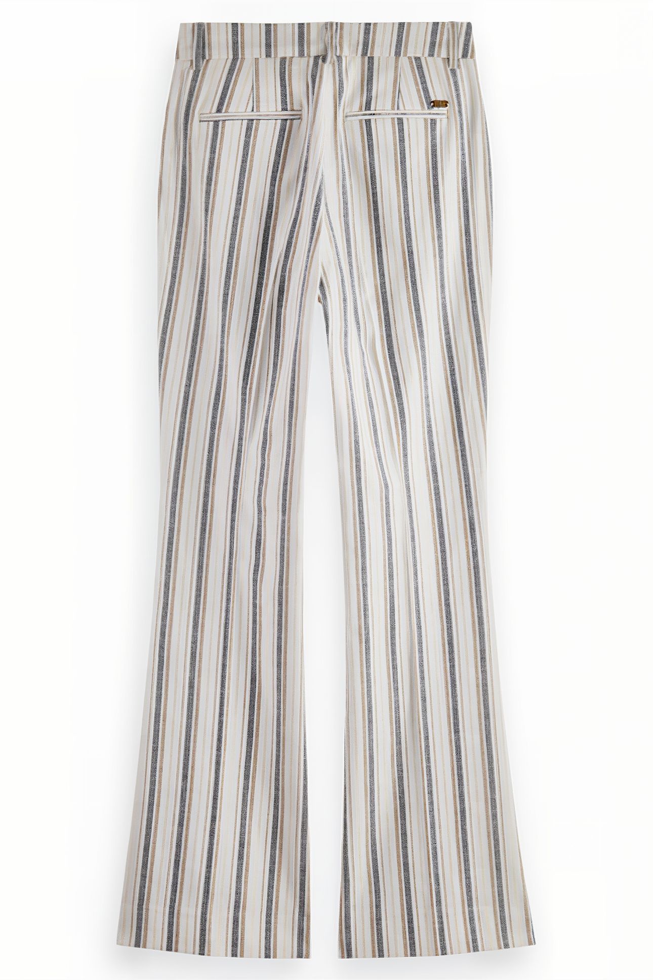 VIOLET LUREX LINEN BLEND PANT LUREX LINEN STRIPE 4