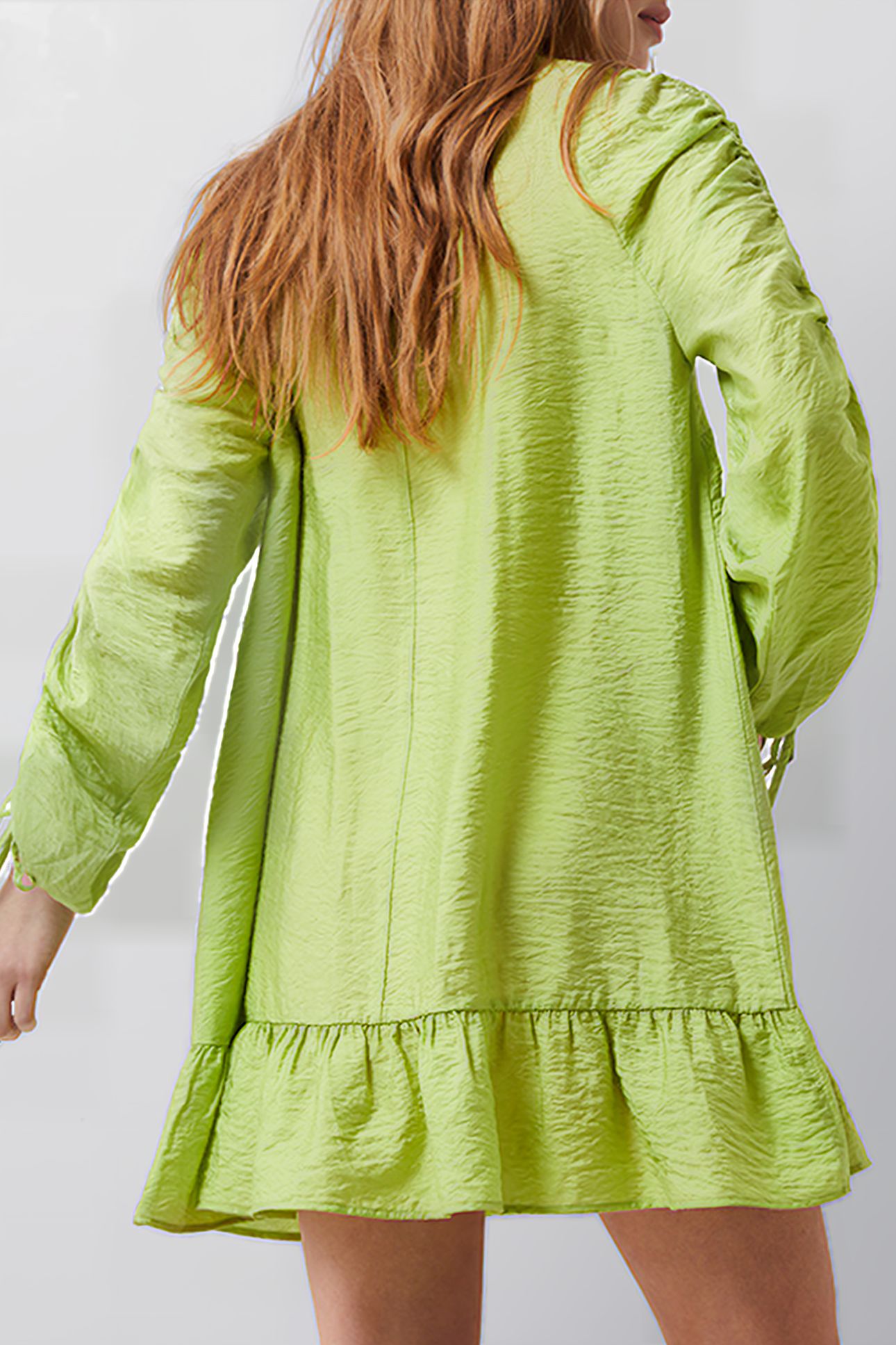 FARON DRAPE DRESS WASABI 2