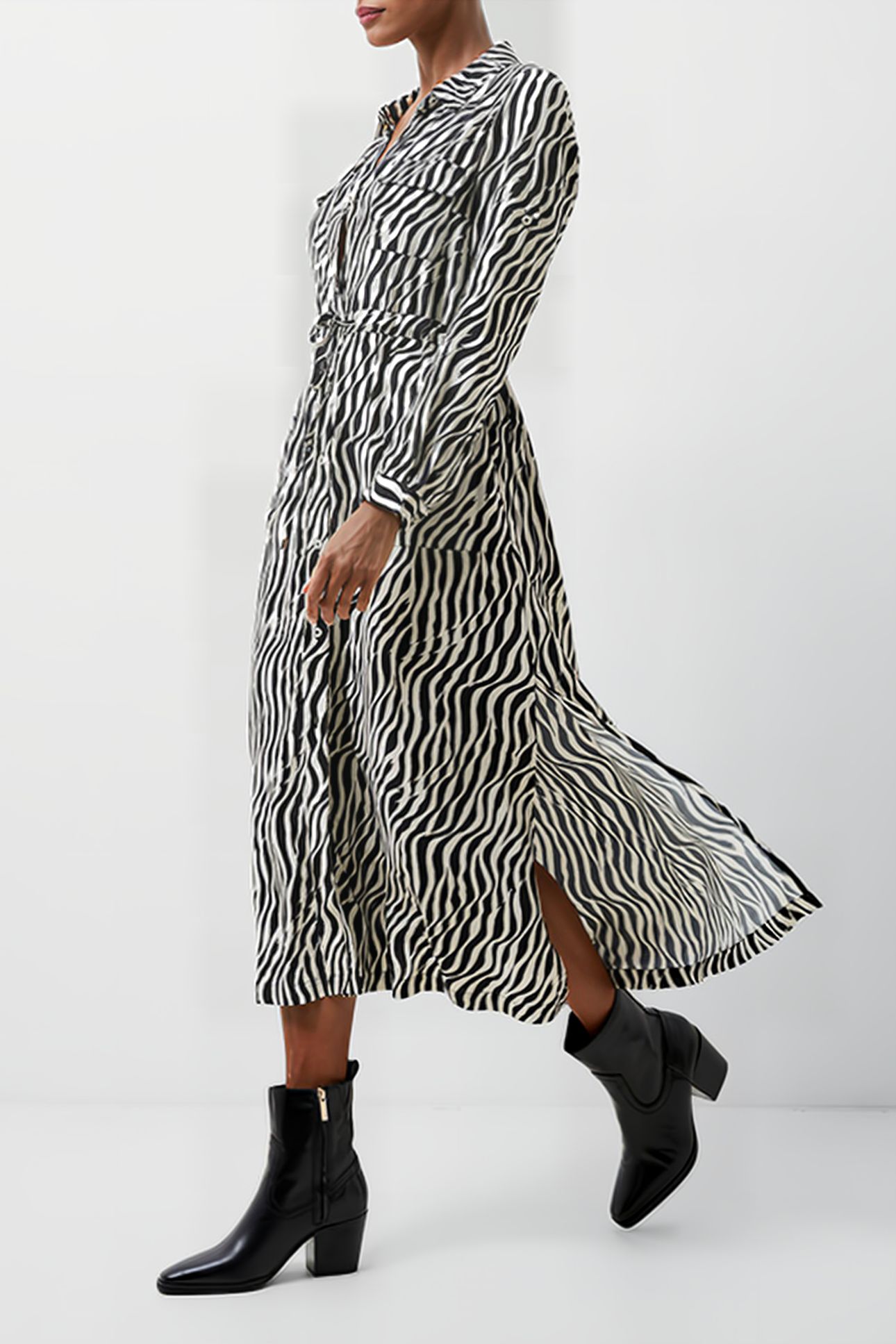 SEINE DELPHINE DRESS BLACKOUT/CLASSIC C 3