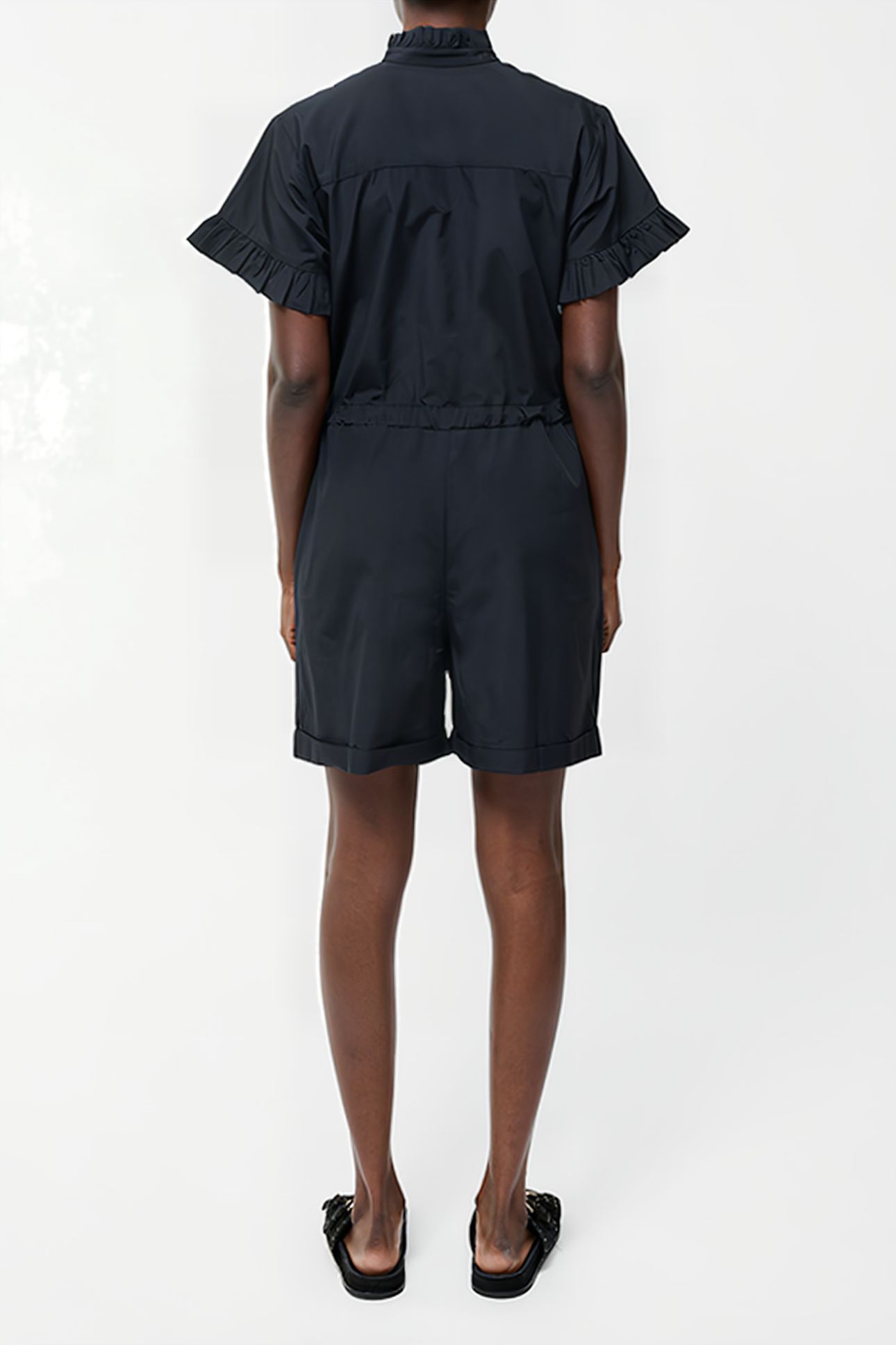 FRILL PLAYSUIT BLACK 3