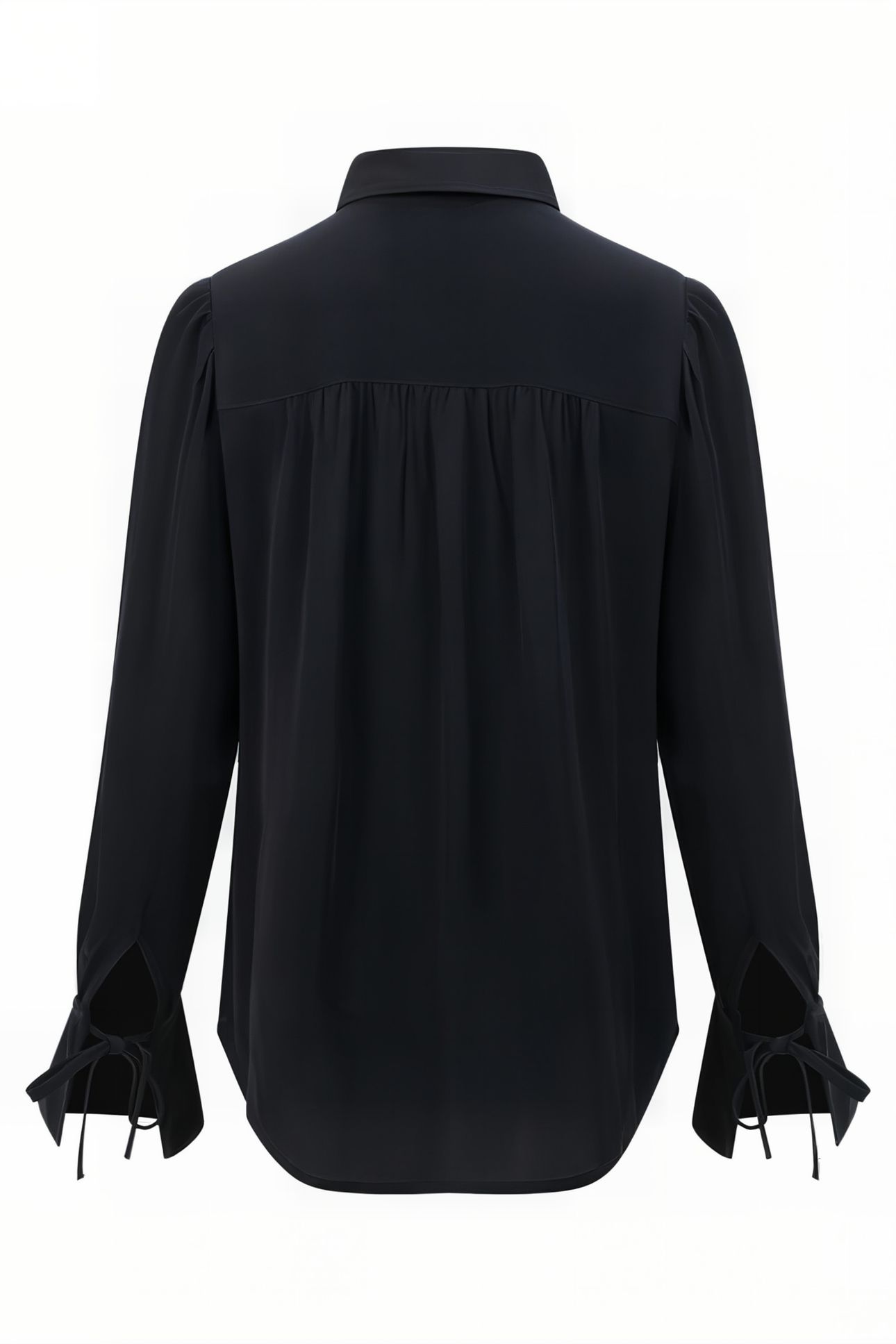 CREPE SHIRT L/S BLACK 2