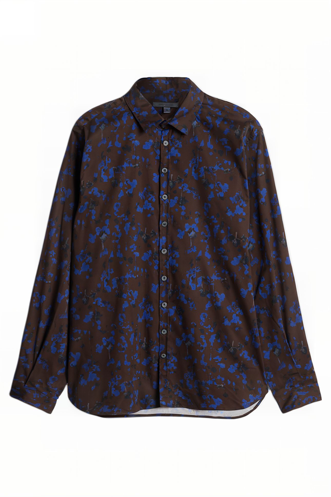 MULTI BUTTON SLIM FIT SHIRT ESPRESSO 2