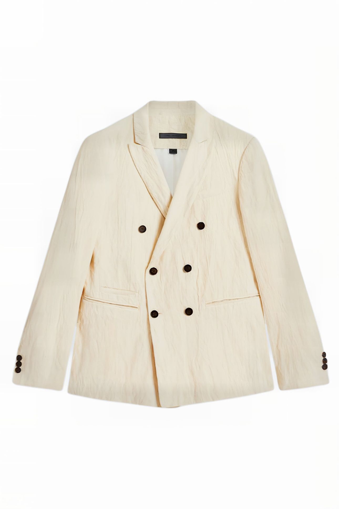 PEAK LAPEL DB JACKET CHINA WHITE 2