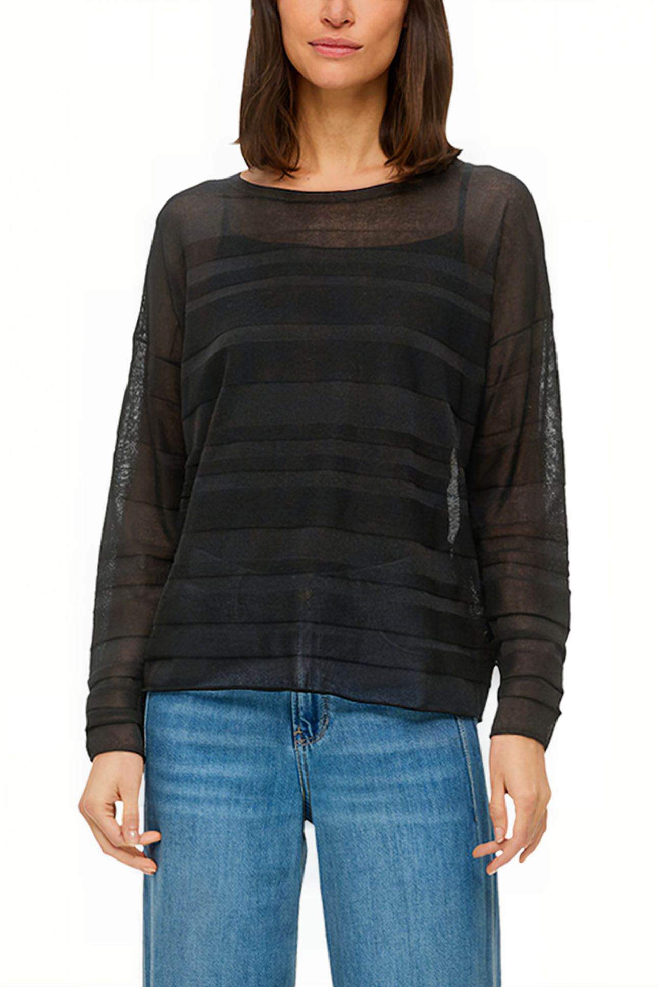 S.OLIVER PULLOVER BLACK 1