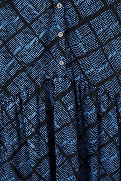 EVERLY JERSEY SHIRT DRESS BLACK MULTI 4