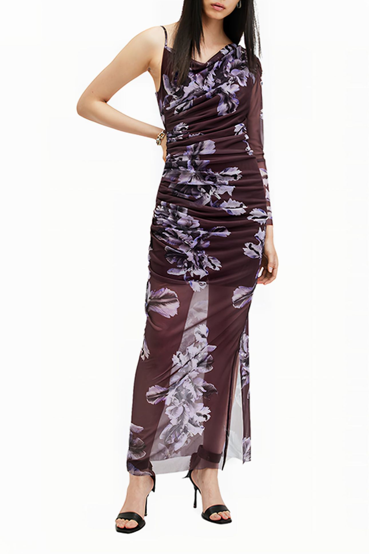 ERIS DRESS MONICA OXBLOOD RED 1