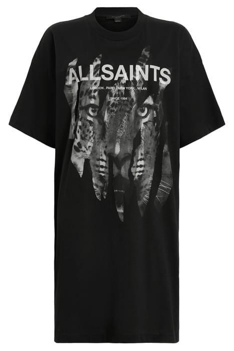 RIPROAR TEE DRESS BLACK 4