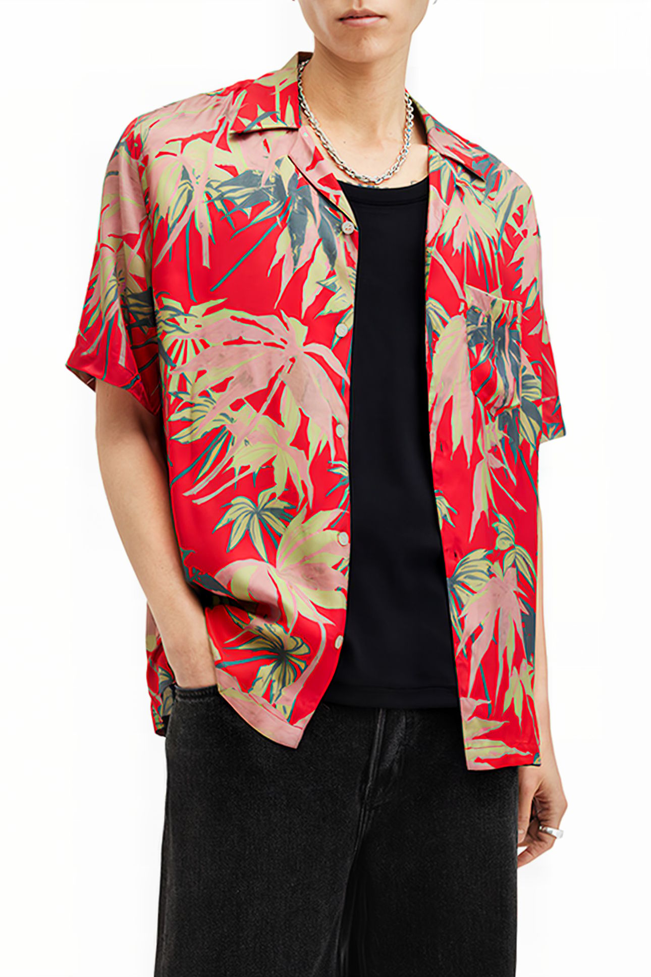 HUDSONY SS SHIRT SCARLETT RED 5