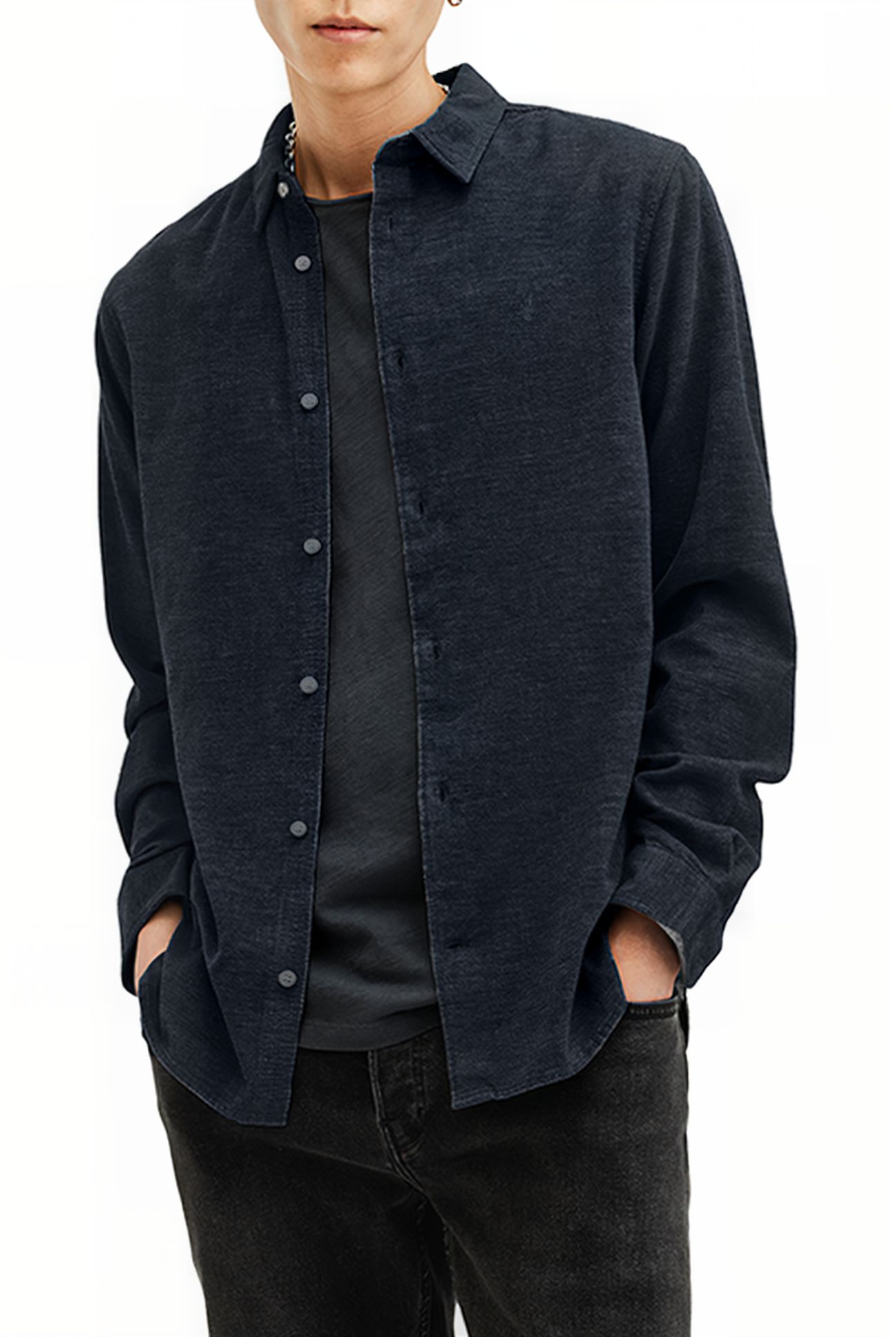 LORELLA LS SHIRT NITE BLUE 1