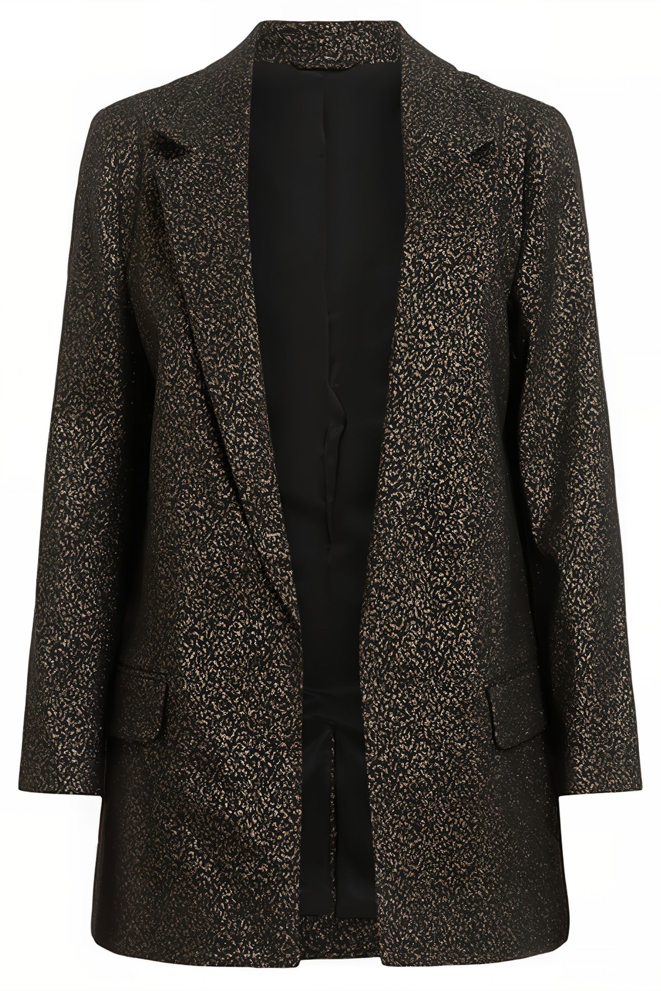 ALEIDA LUX BLAZER BLACK/GOLD 4