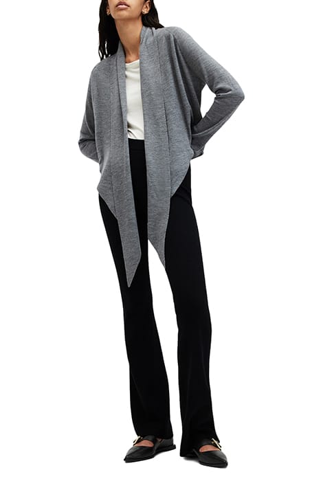 WASSON PIRATE CARDI GREY MARL 3