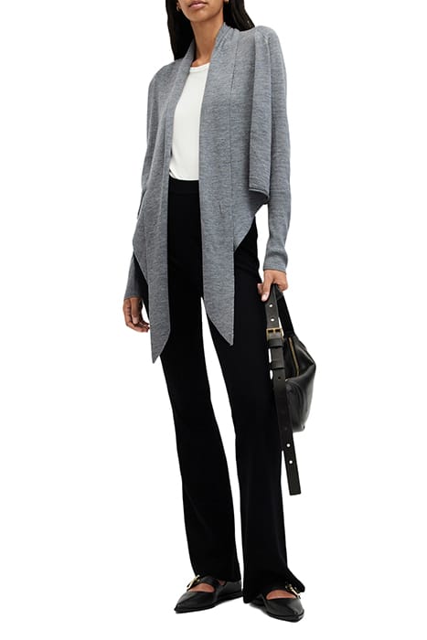 WASSON PIRATE CARDI GREY MARL 5